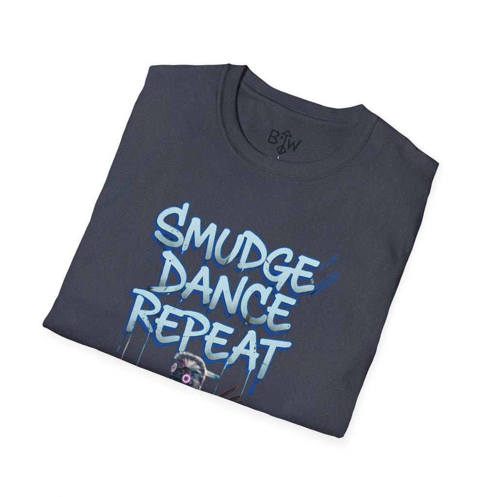 Smudge Dance Repeat T-Shirt — Tribal Dancer Graphic Tee