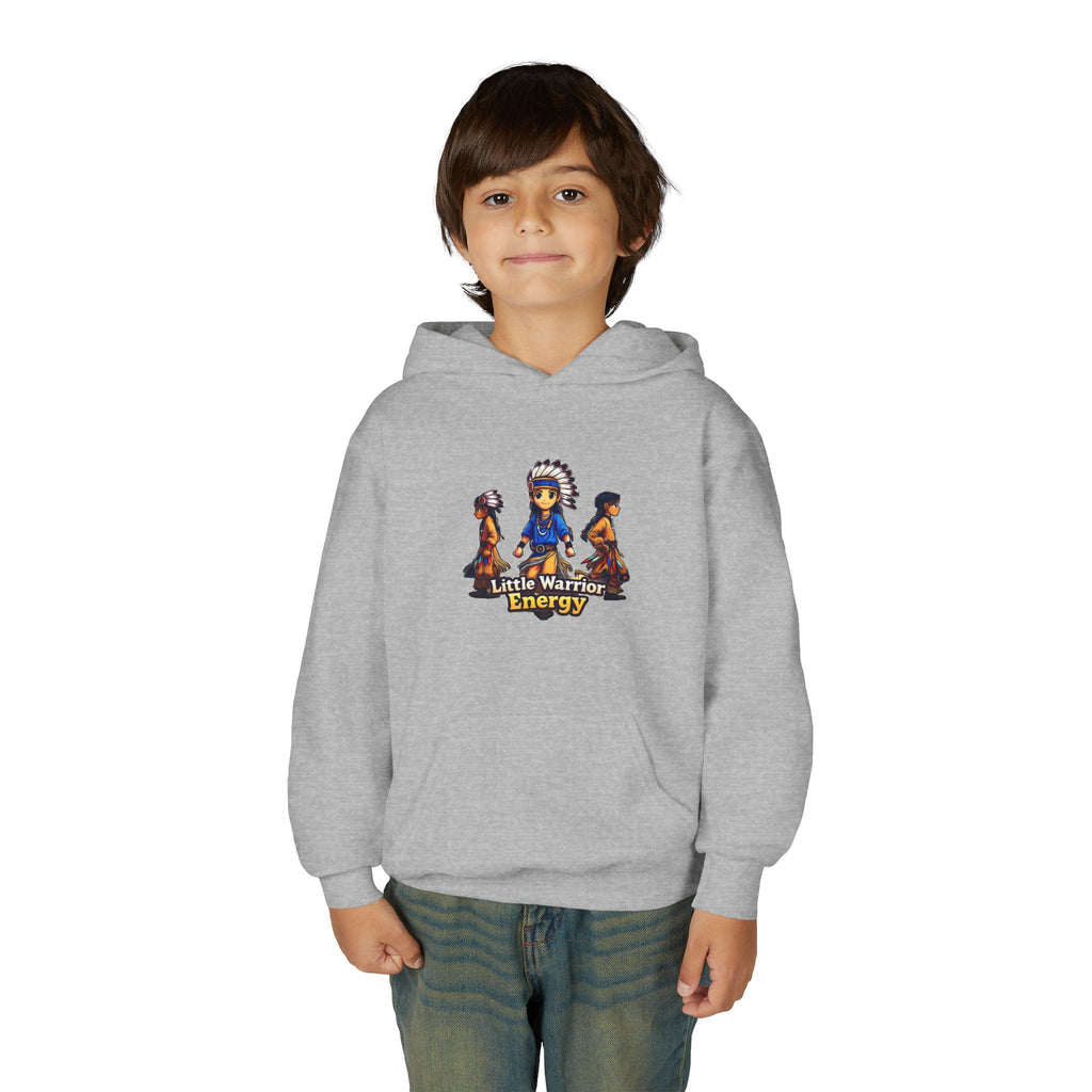 Youth Hoodie — Little Warriors Energy Graphic Pullover