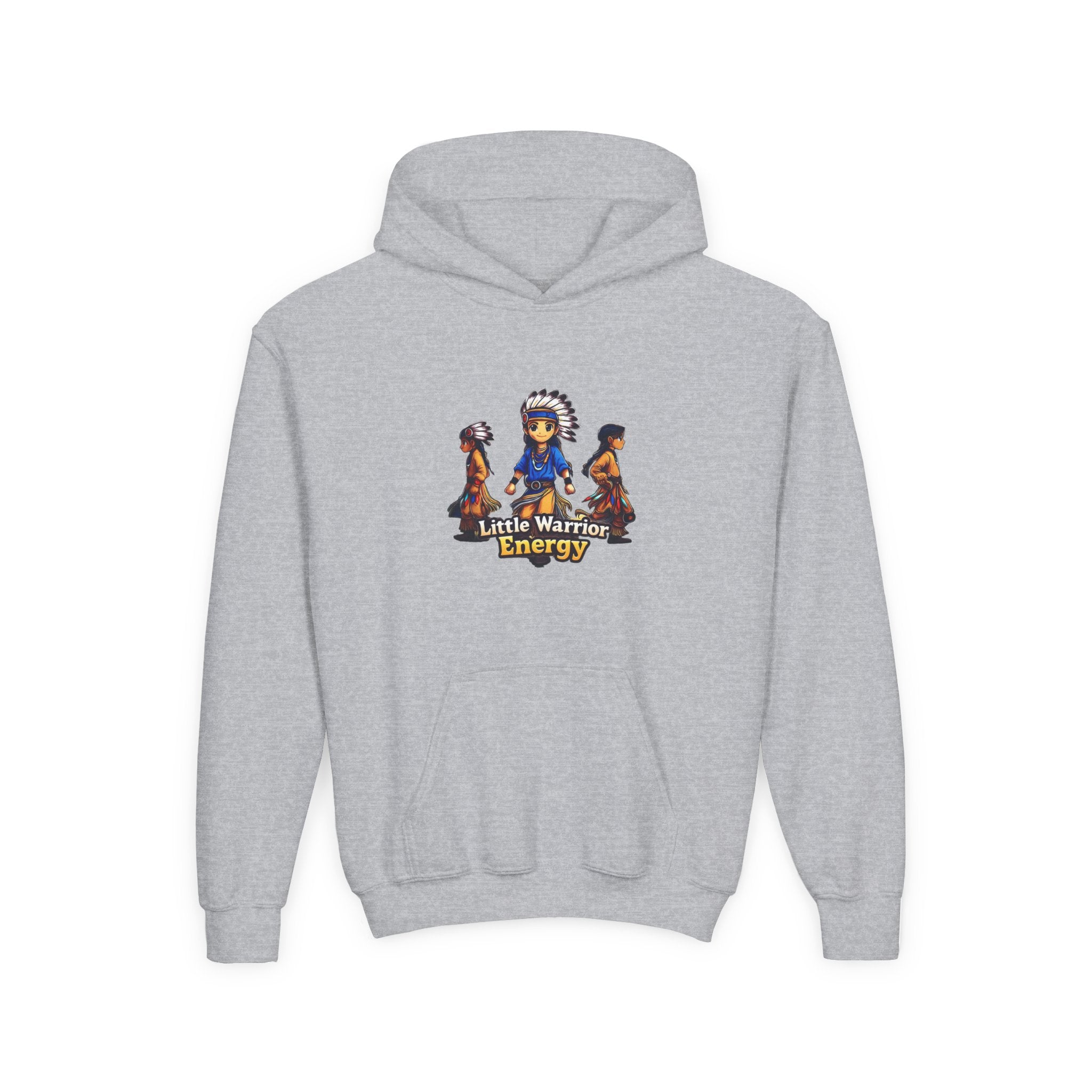 Youth Hoodie — Little Warriors Energy Graphic Pullover