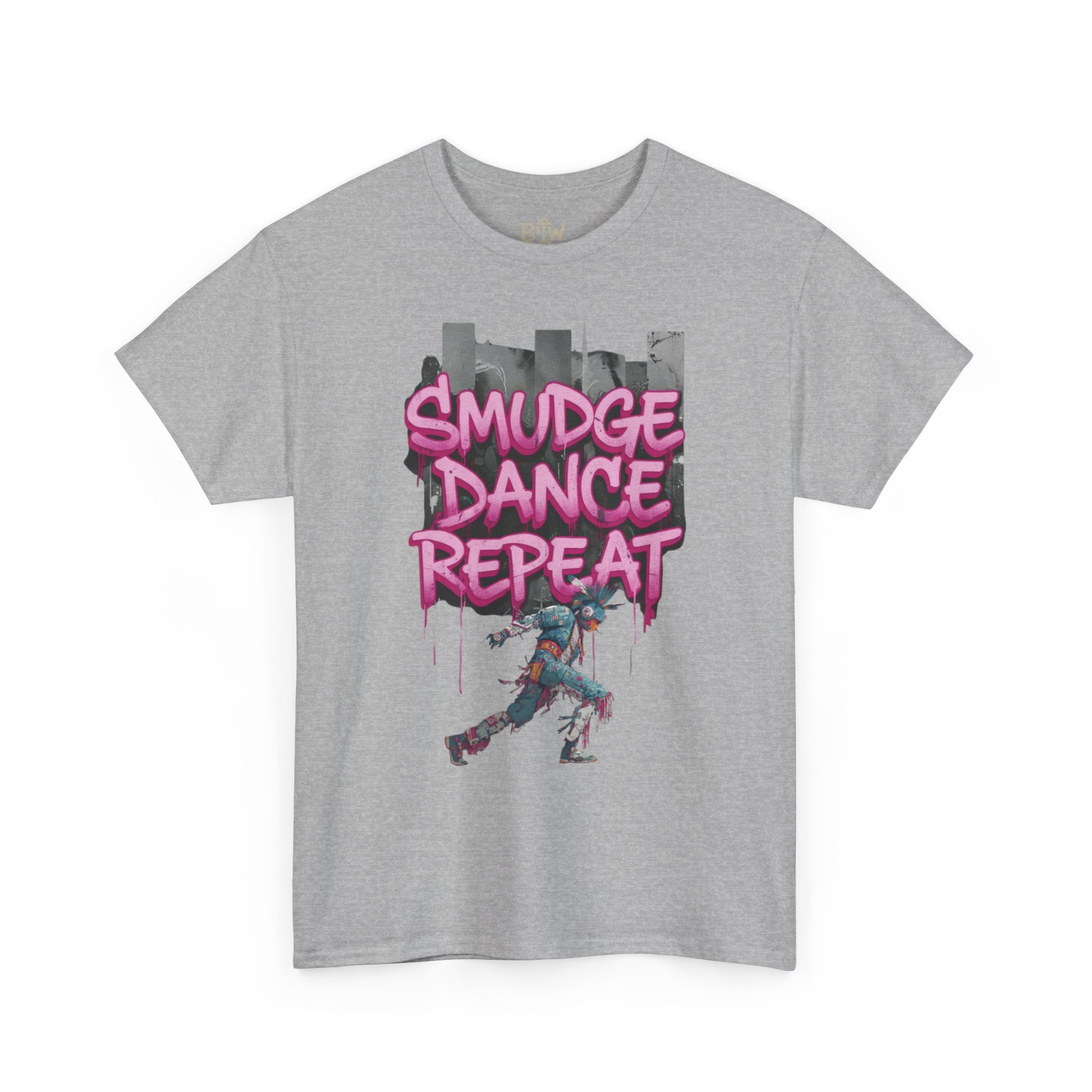Smudge Dance Repeat T-Shirt — Street Art Graphic Tee