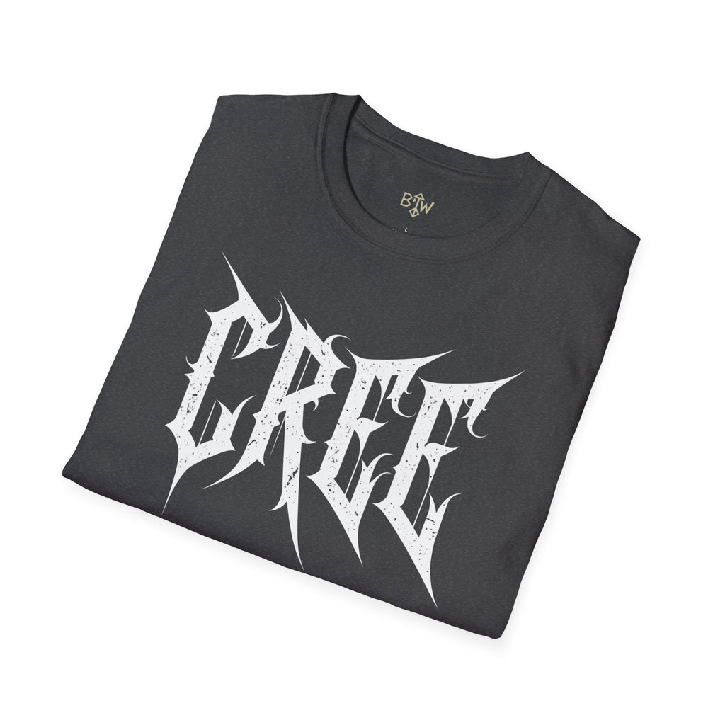 Cree Gothic Metal Logo T-Shirt