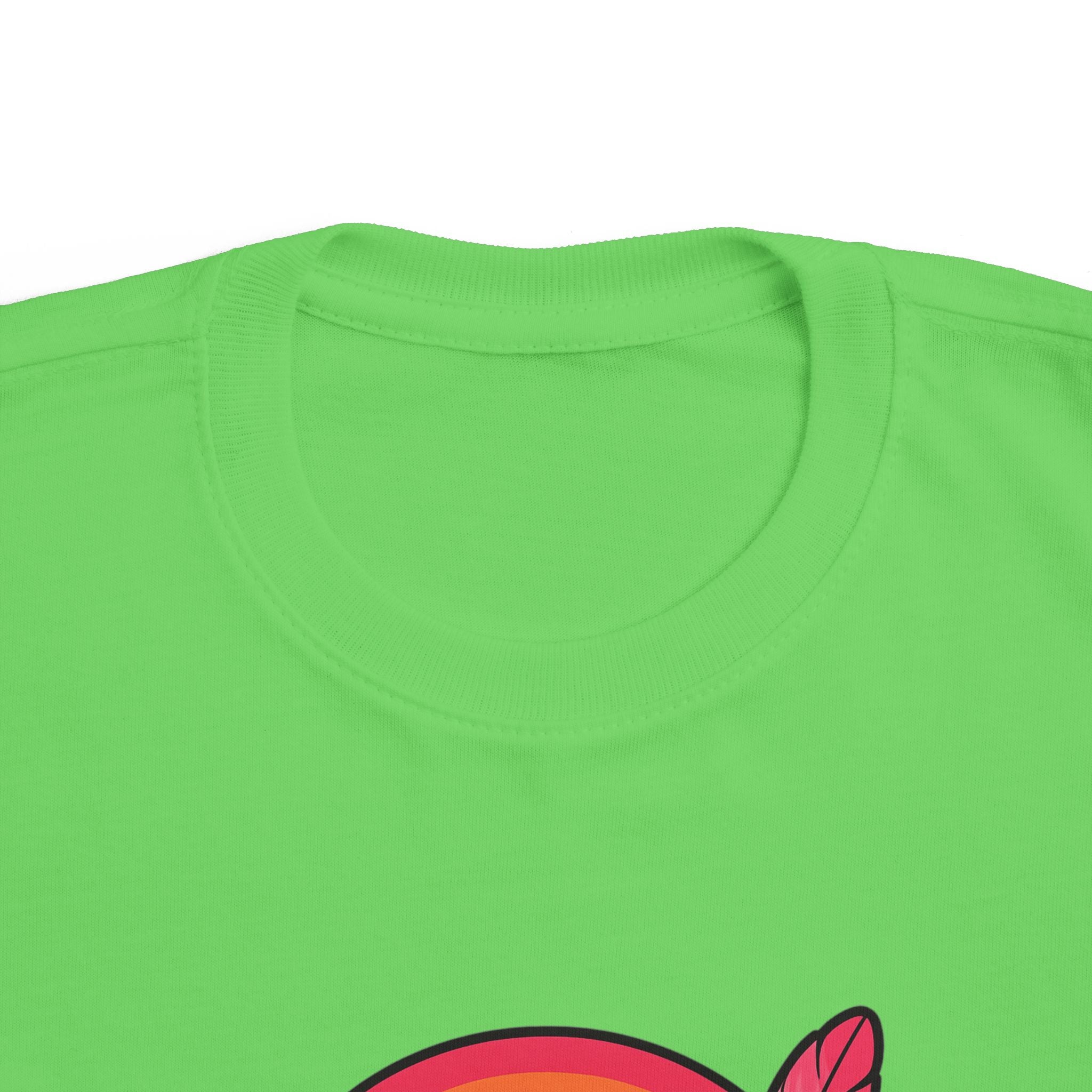 Princess Crown Toddler Tee — Colorful Rainbow Kids Shirt