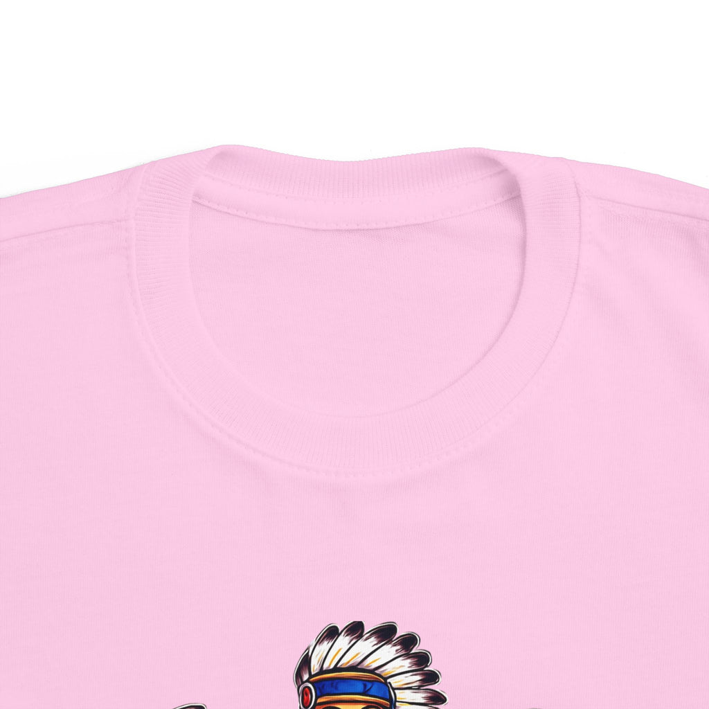 Toddler Tee — "Little Warrior Energy" Native Kids Graphic Shirt