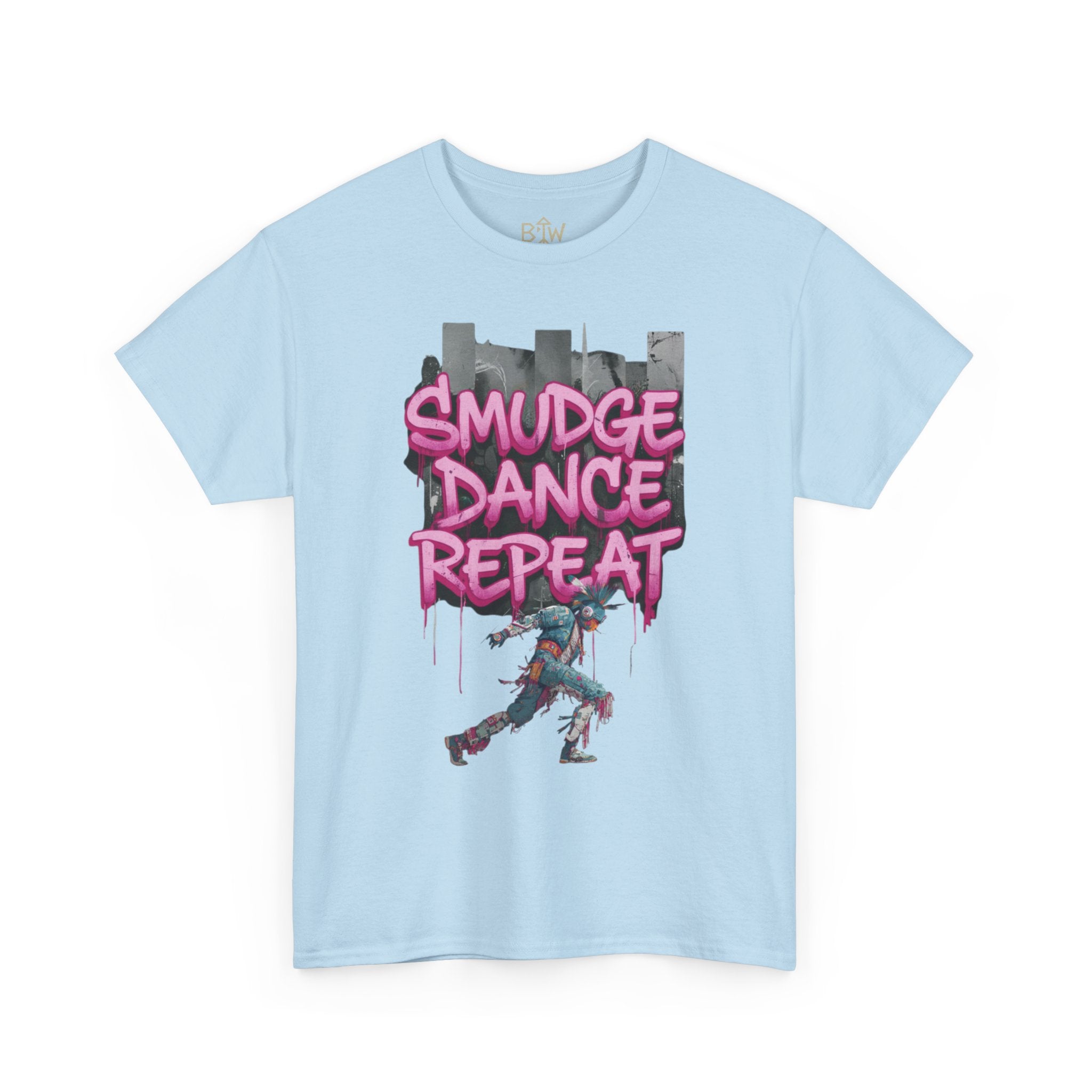 Smudge Dance Repeat T-Shirt — Street Art Graphic Tee
