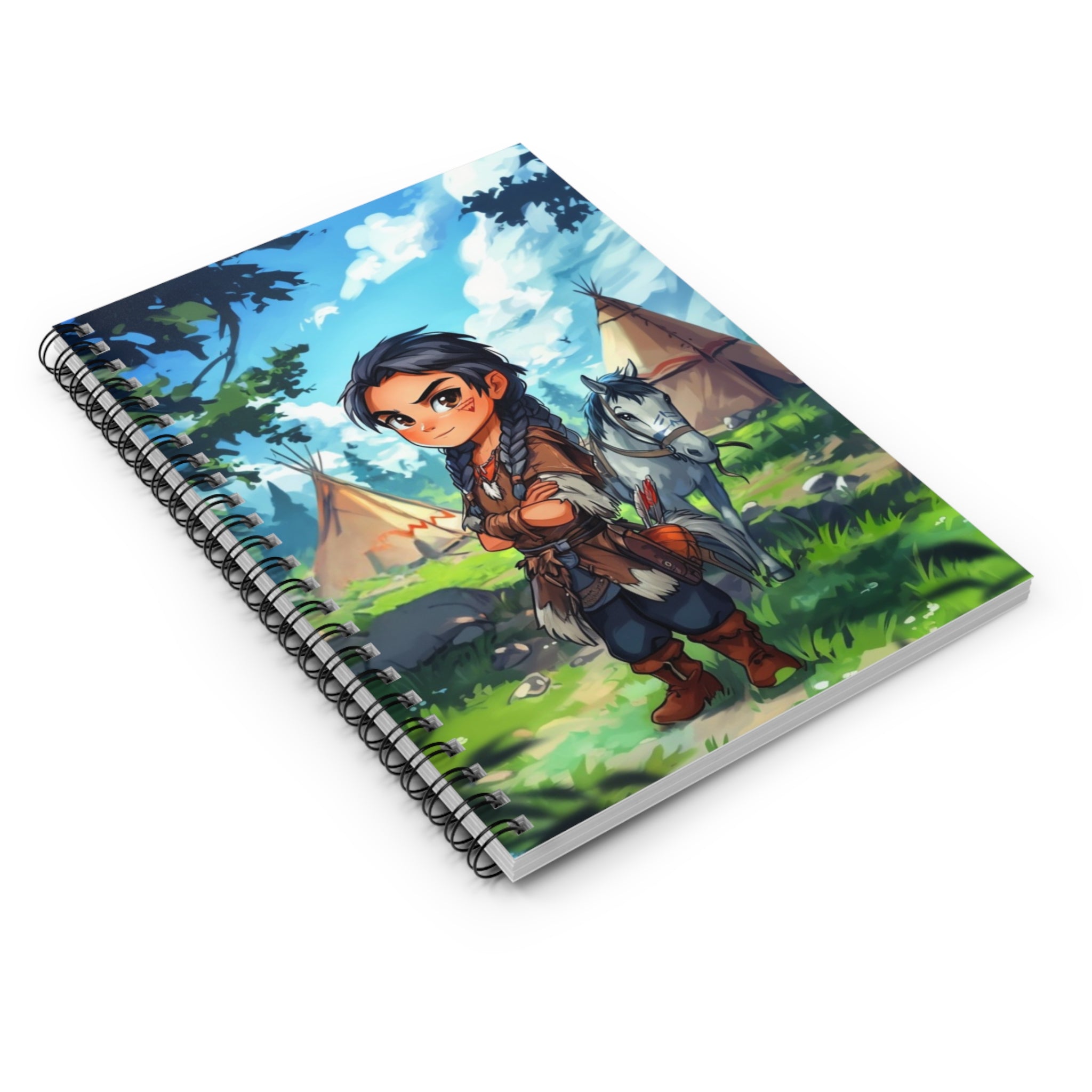 Tribal Warrior Spiral Notebook Journal