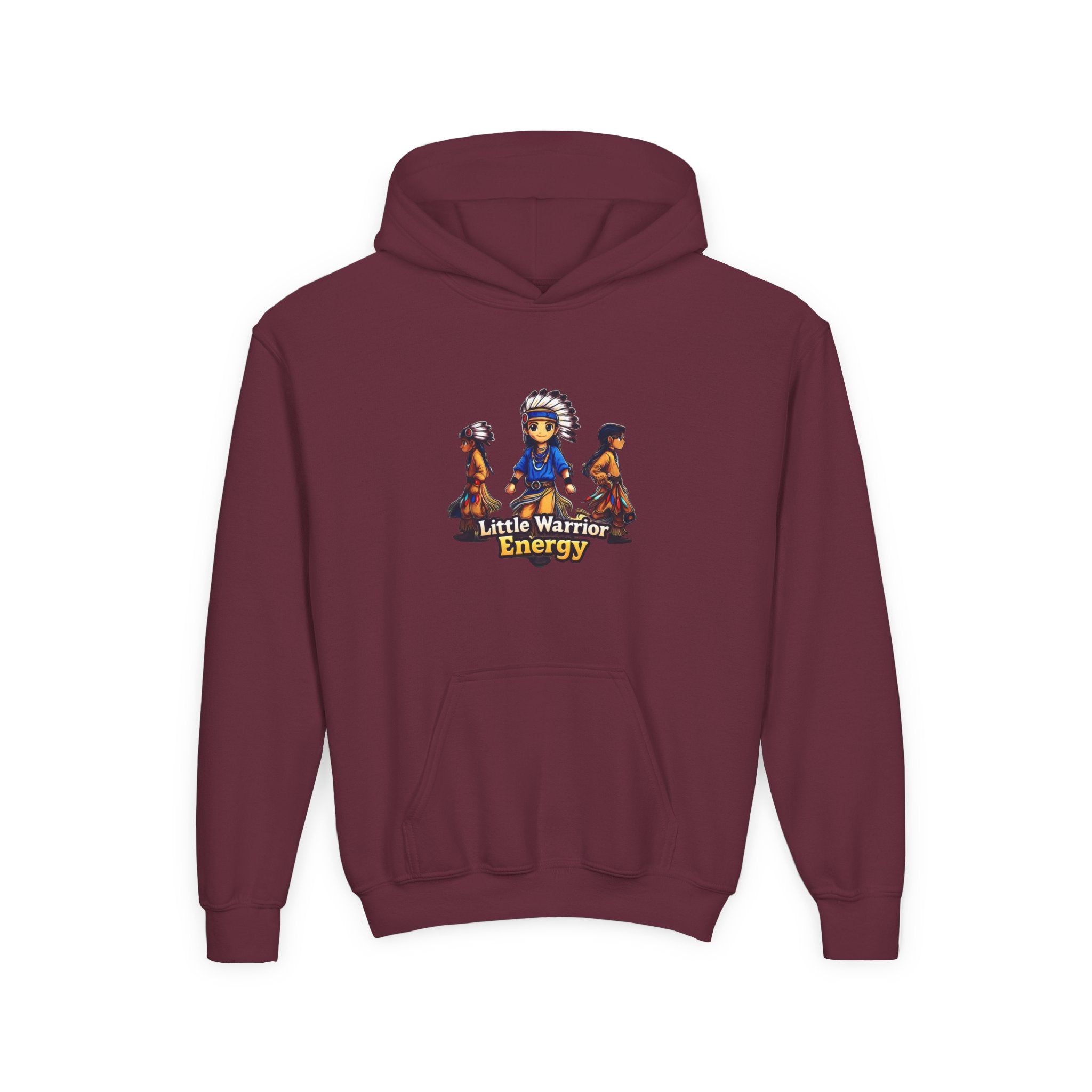 Youth Hoodie — Little Warriors Energy Graphic Pullover