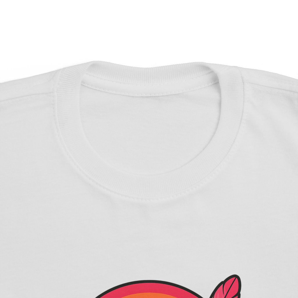 Princess Crown Toddler Tee — Colorful Rainbow Kids Shirt