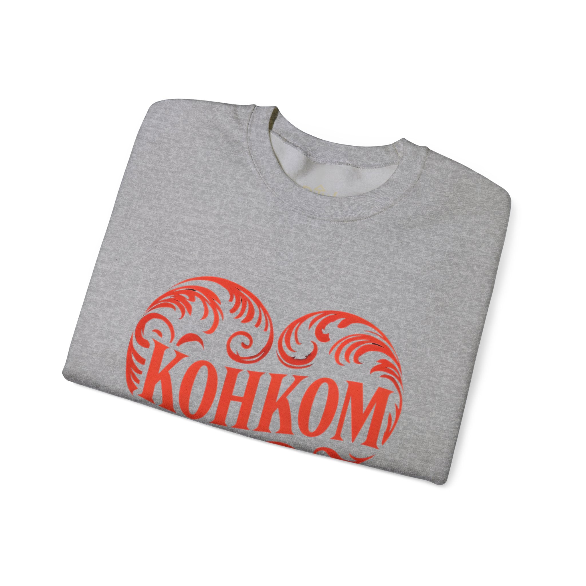 KOHKOM Heart Crewneck Sweatshirt — Floral Tribal Grandma Gift