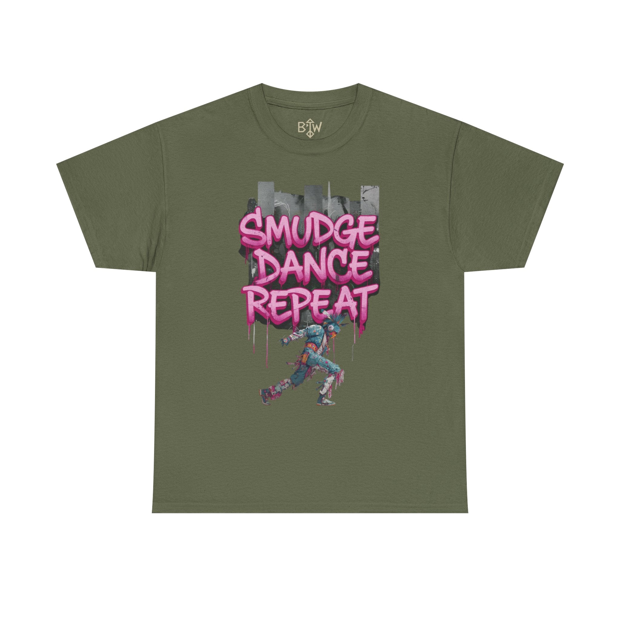Smudge Dance Repeat T-Shirt — Street Art Graphic Tee