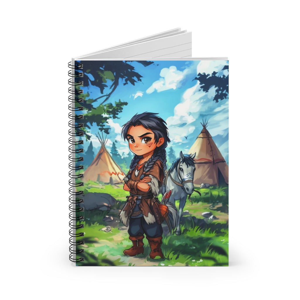 Tribal Warrior Spiral Notebook Journal
