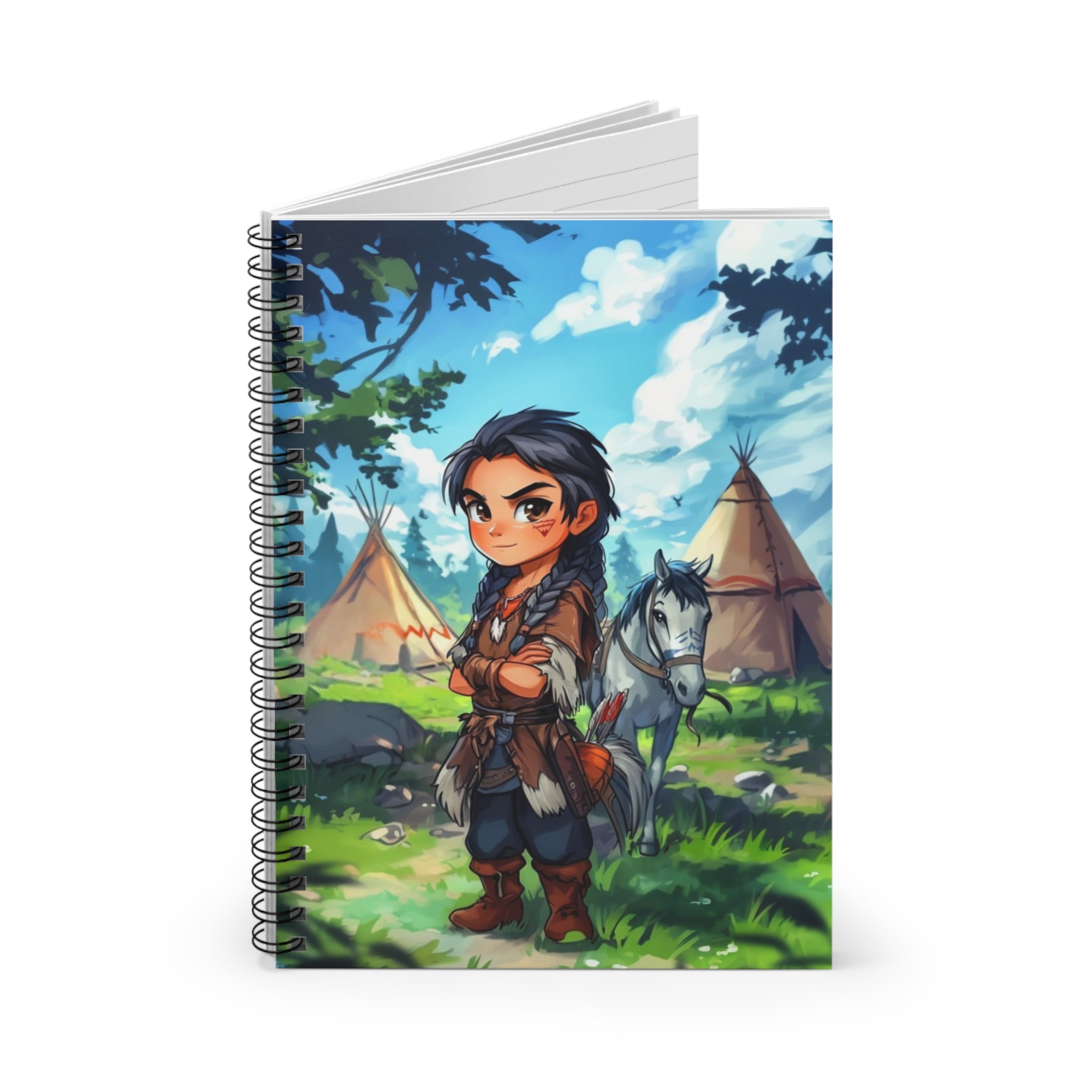 Tribal Warrior Spiral Notebook Journal