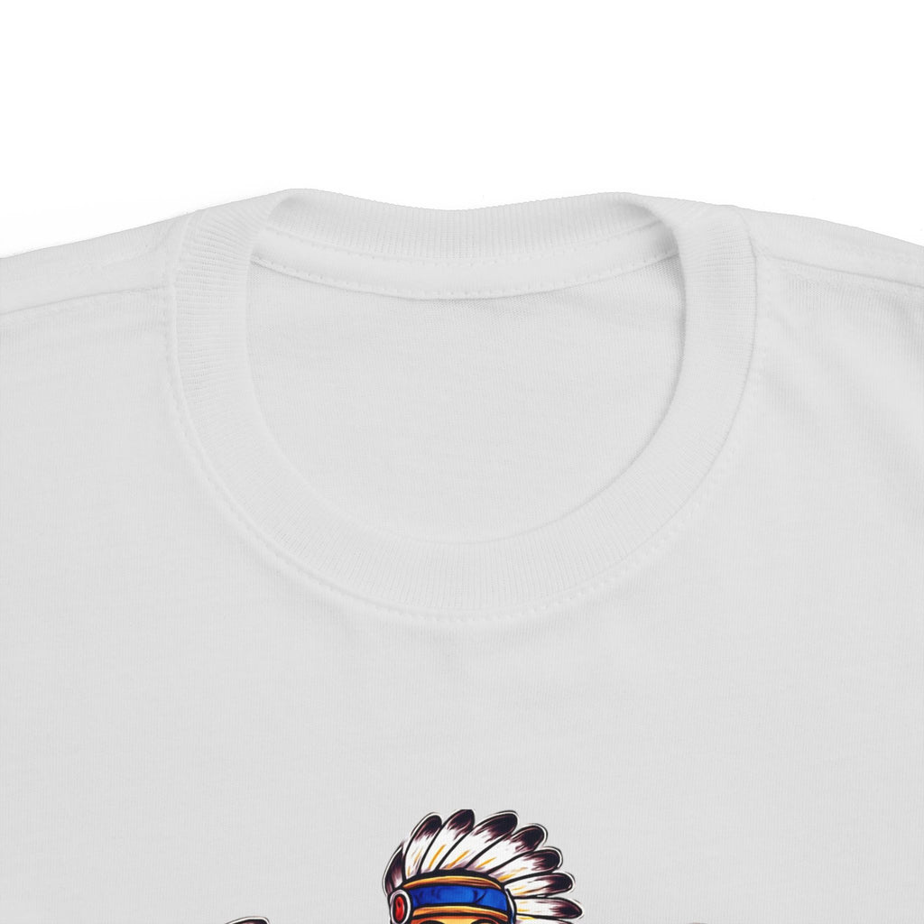 Toddler Tee — "Little Warrior Energy" Native Kids Graphic Shirt