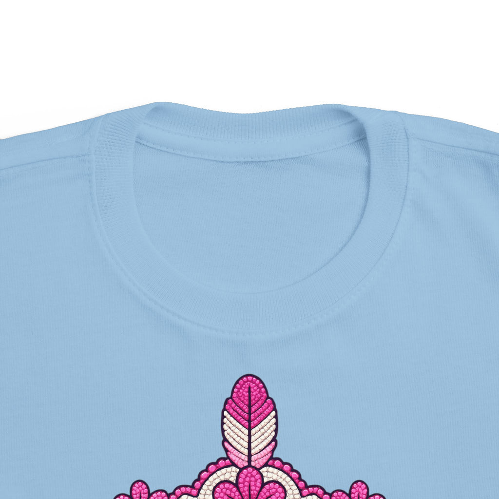 Toddler Princess Crown Tee — Pink 'Princess' Graphic Kids Shirt