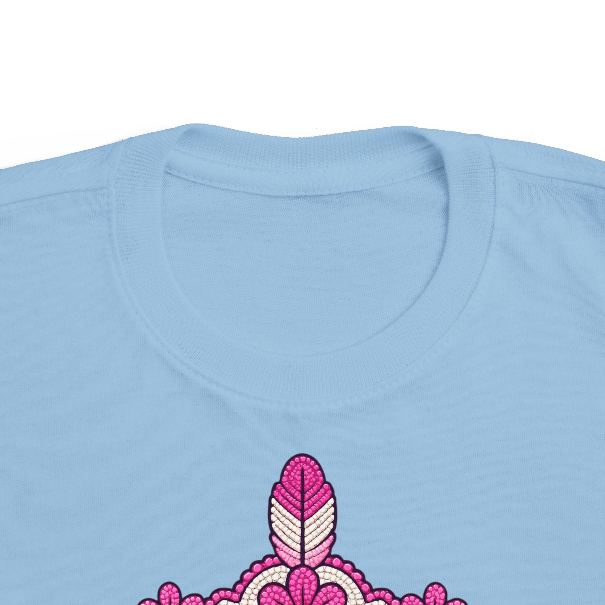 Toddler Princess Crown Tee — Pink 'Princess' Graphic Kids Shirt