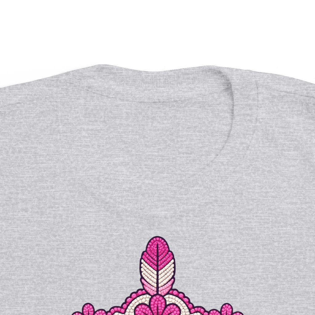 Toddler Princess Crown Tee — Pink 'Princess' Graphic Kids Shirt