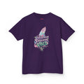 Kids Tee — "Indigenous Princess Vibes" Pastel Feather Graphic
