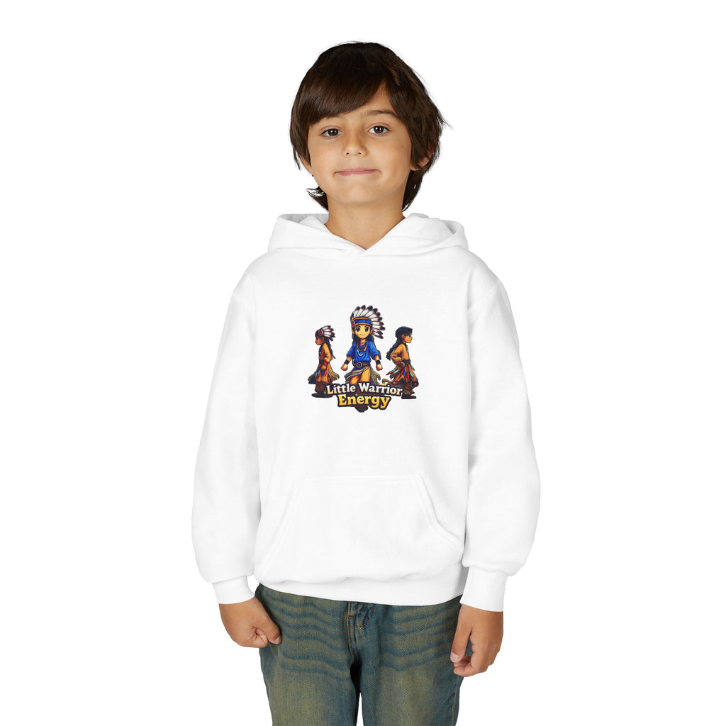 Youth Hoodie — Little Warriors Energy Graphic Pullover