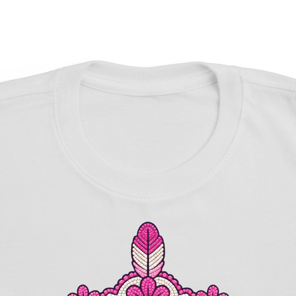 Toddler Princess Crown Tee — Pink 'Princess' Graphic Kids Shirt