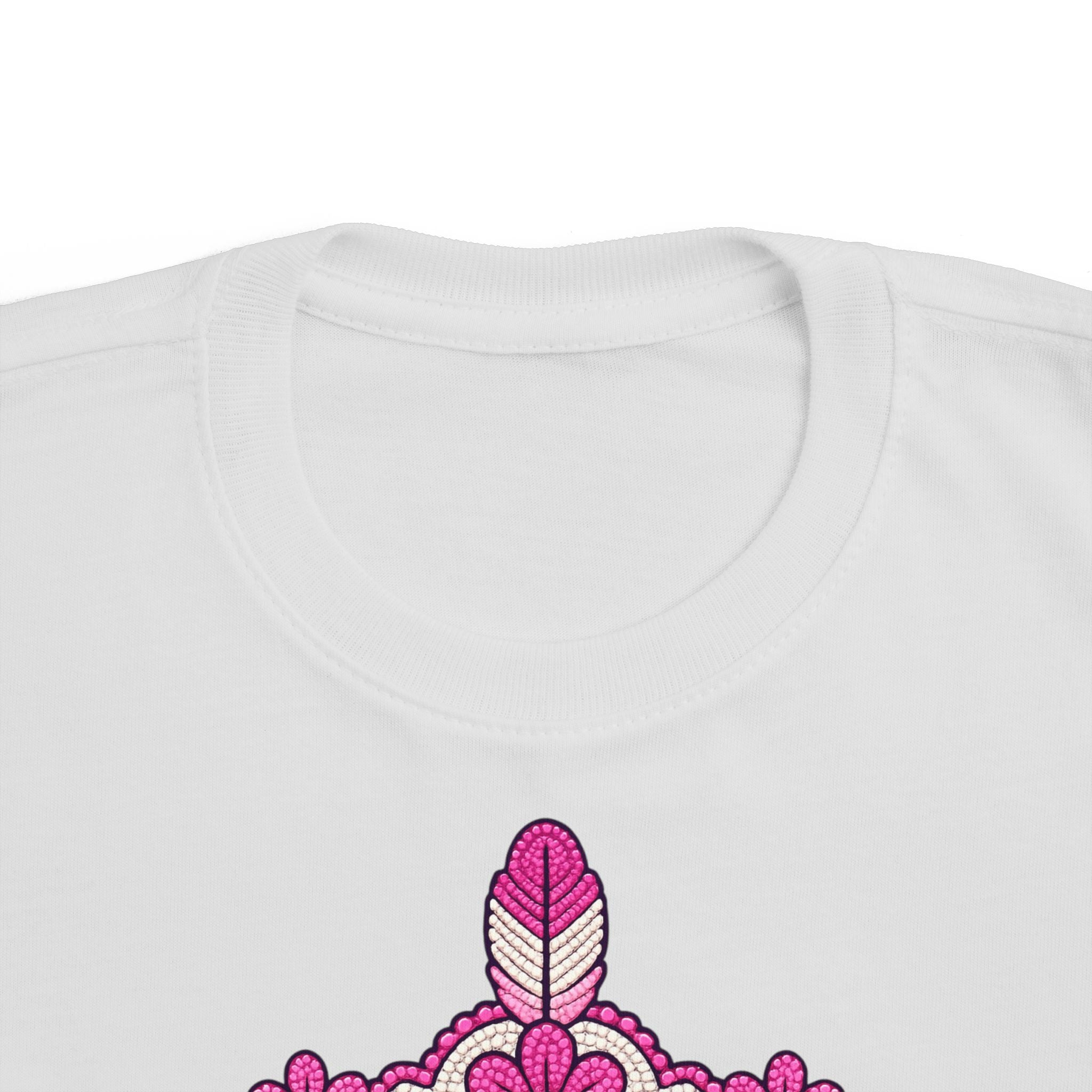 Toddler Princess Crown Tee — Pink 'Princess' Graphic Kids Shirt