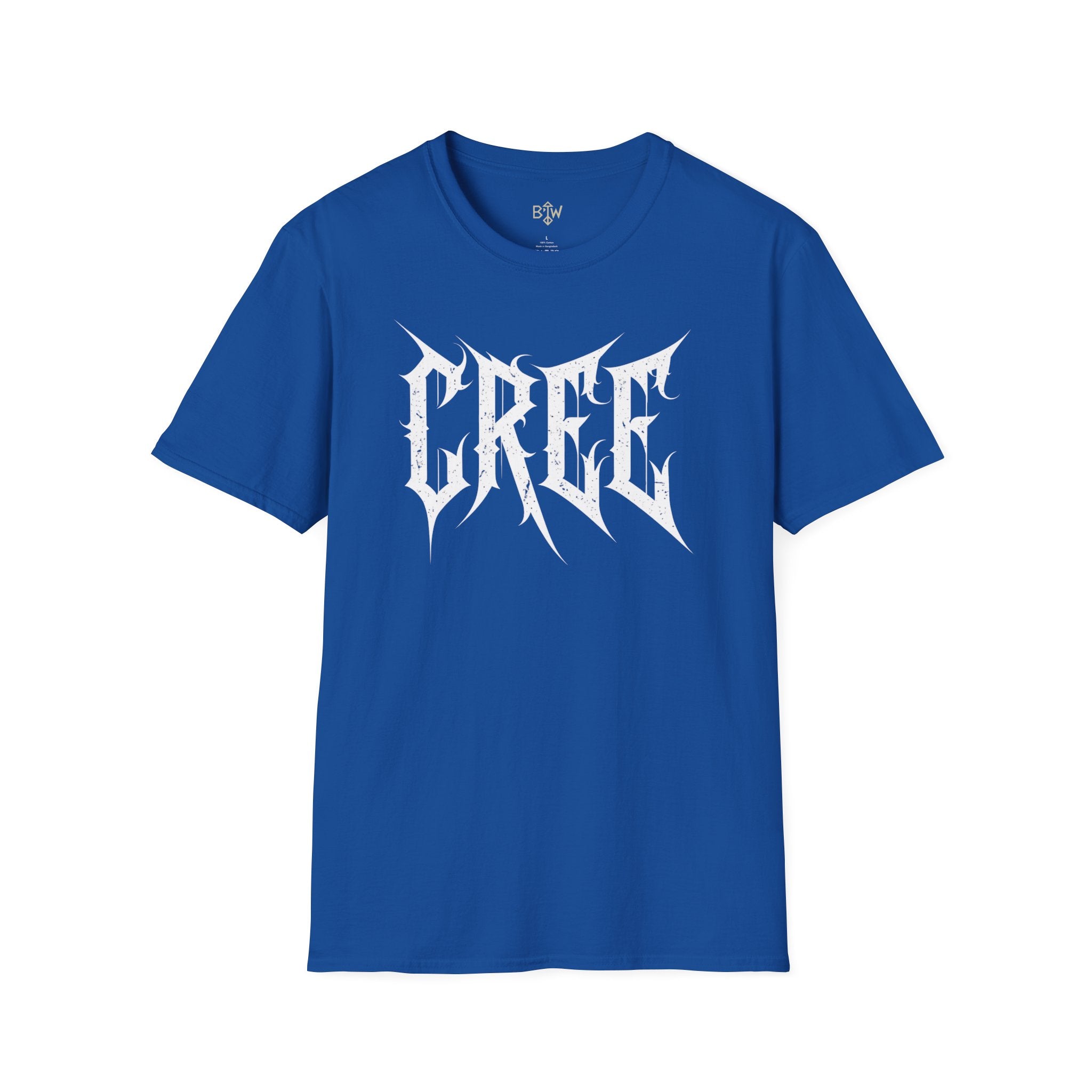 Cree Gothic Metal Logo T-Shirt