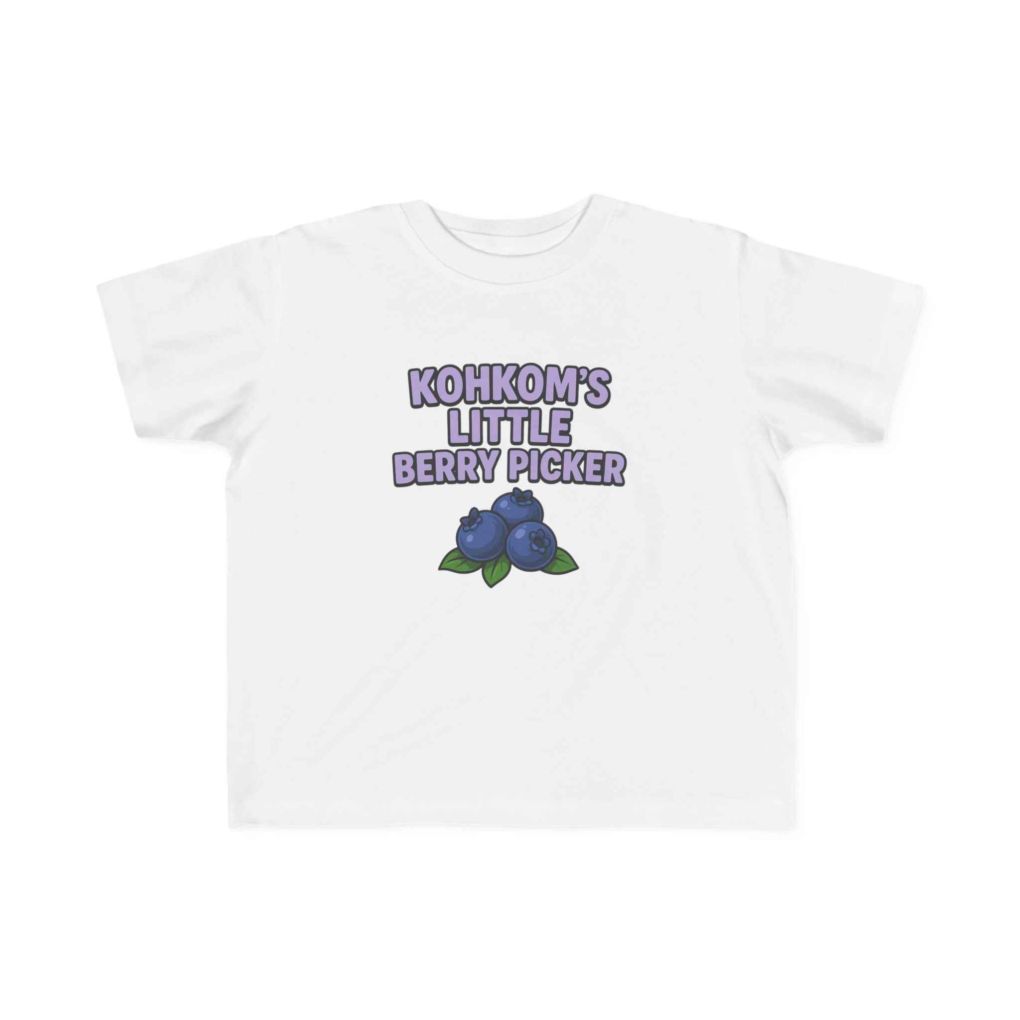 KohKom’s Little Berry Picker Toddler Tee