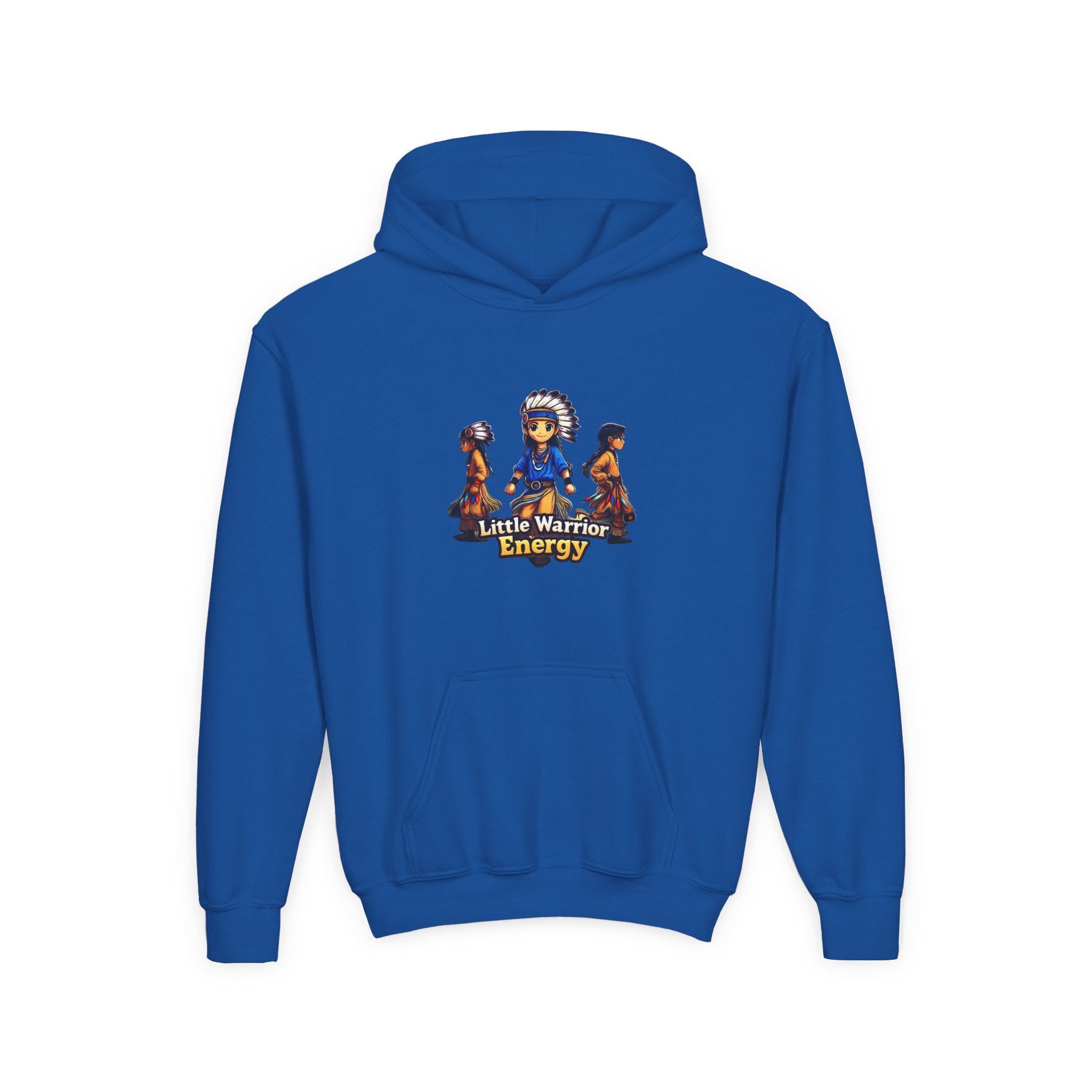 Youth Hoodie — Little Warriors Energy Graphic Pullover
