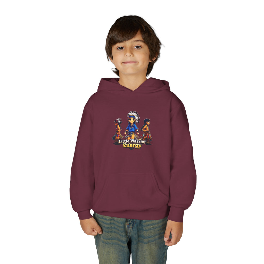 Youth Hoodie — Little Warriors Energy Graphic Pullover