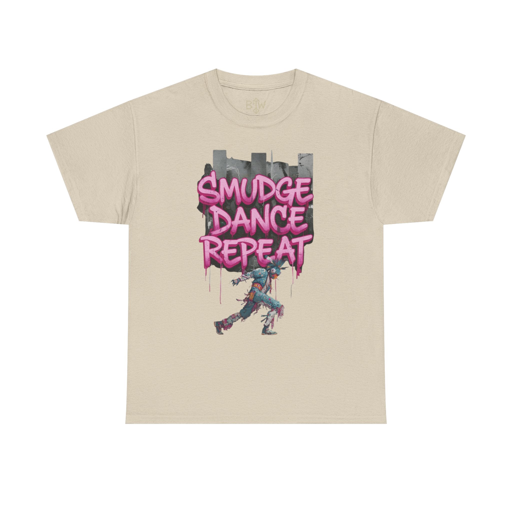 Smudge Dance Repeat T-Shirt — Street Art Graphic Tee