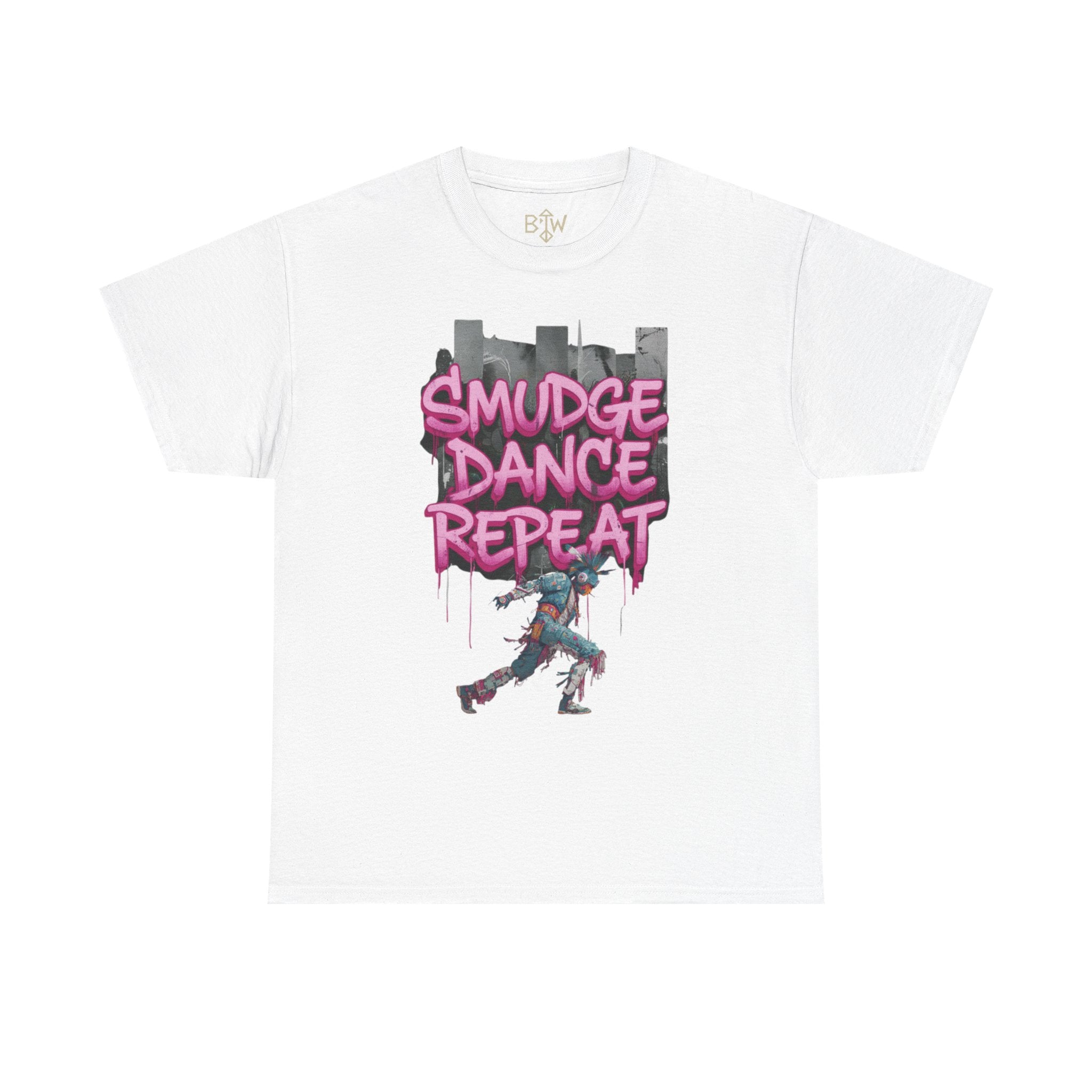 Smudge Dance Repeat T-Shirt — Street Art Graphic Tee