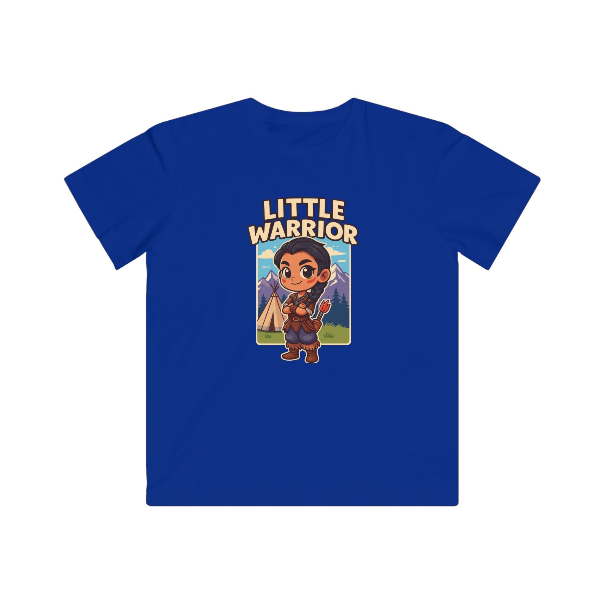 Little Warrior Kids T‑Shirt — Cute Adventure Graphic Tee for Boys & Girls
