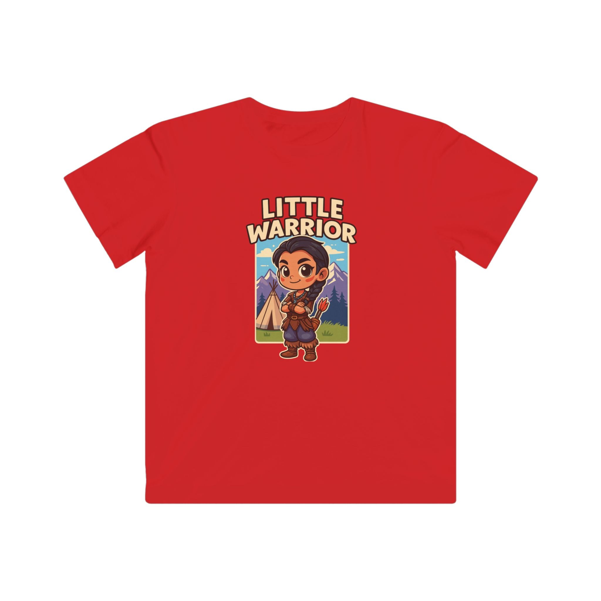 Little Warrior Kids T‑Shirt — Cute Adventure Graphic Tee for Boys & Girls