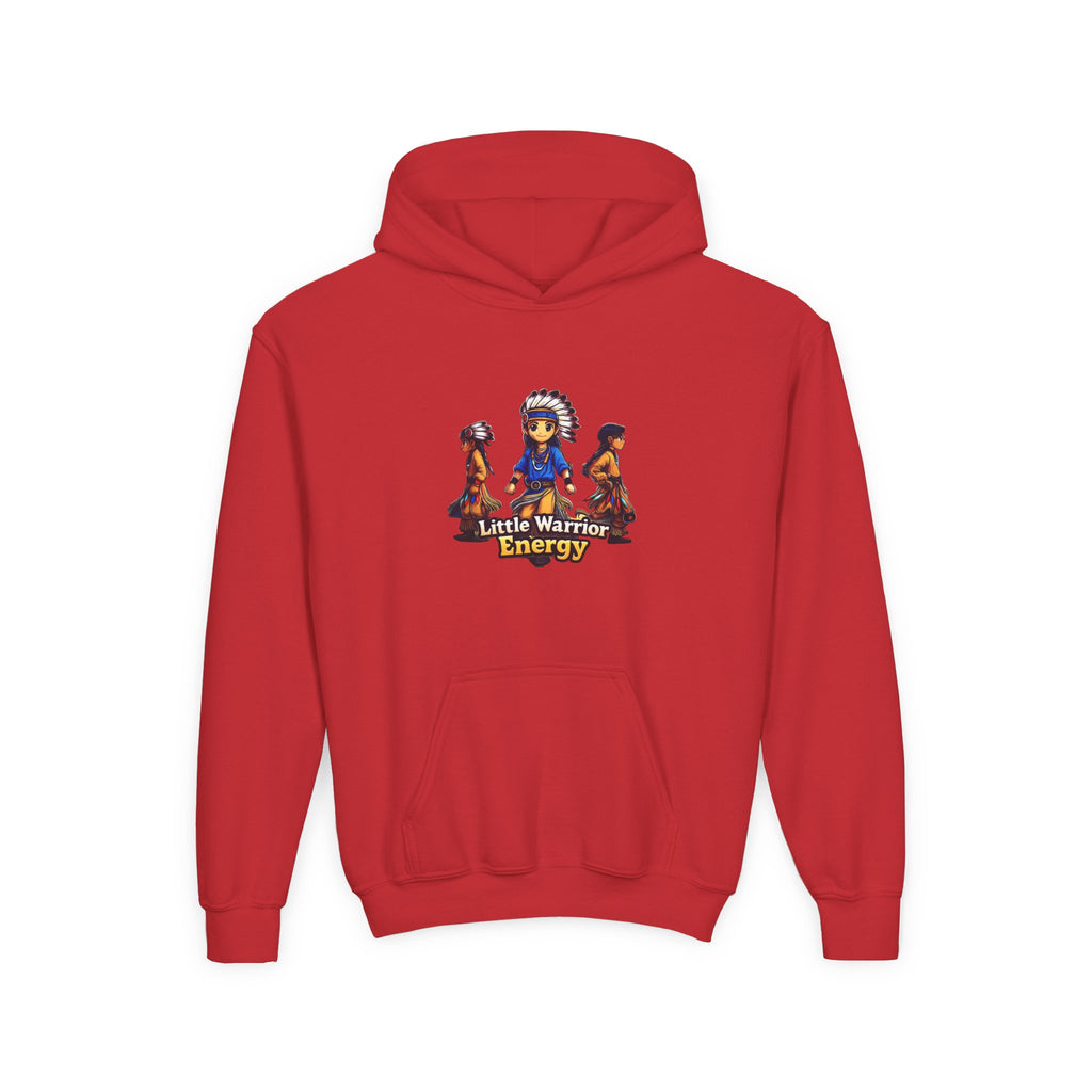 Youth Hoodie — Little Warriors Energy Graphic Pullover