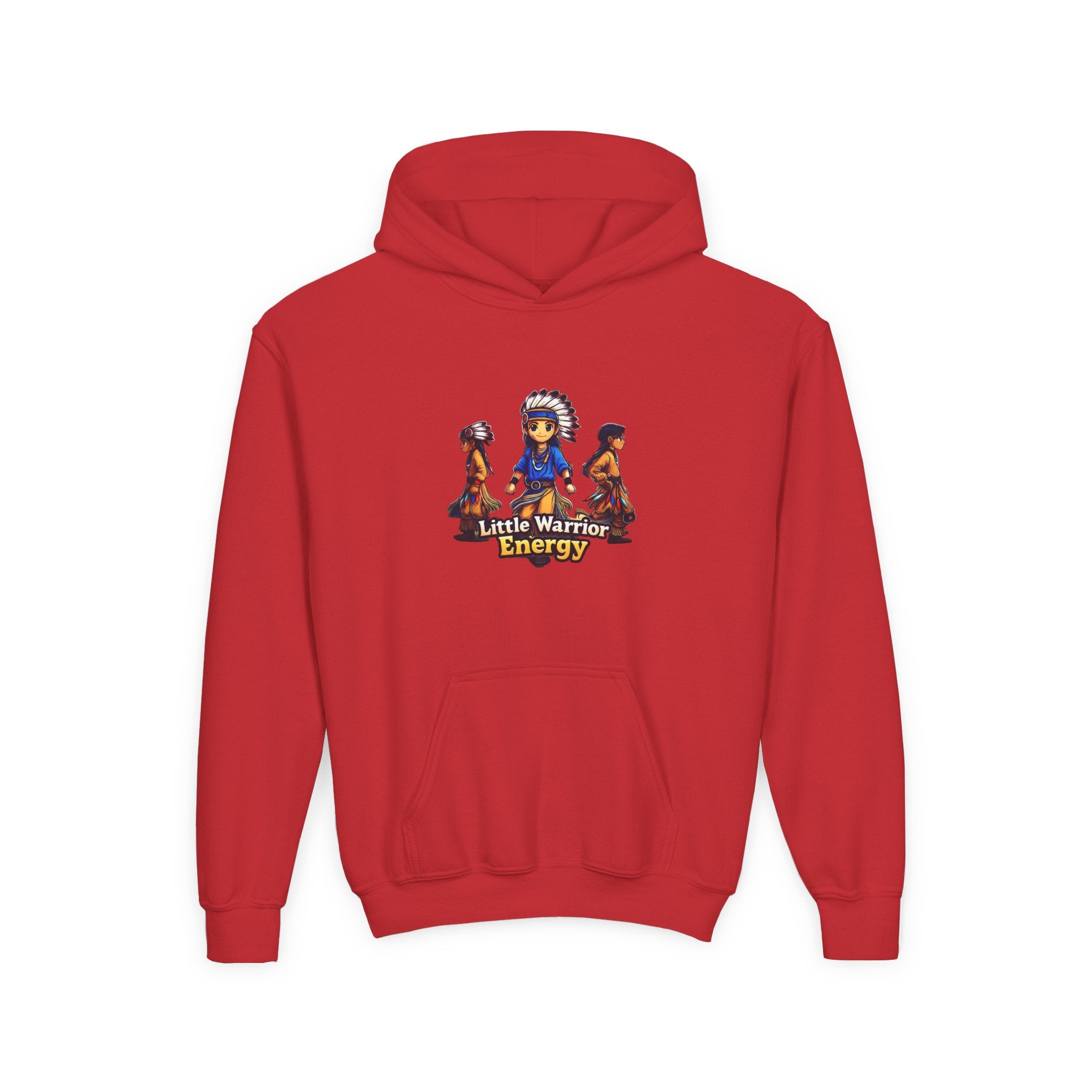 Youth Hoodie — Little Warriors Energy Graphic Pullover