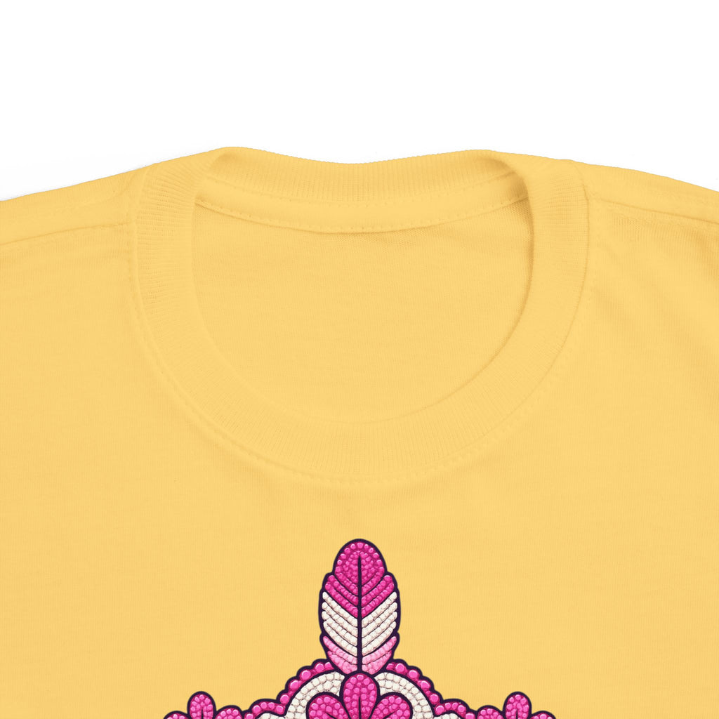 Toddler Princess Crown Tee — Pink 'Princess' Graphic Kids Shirt