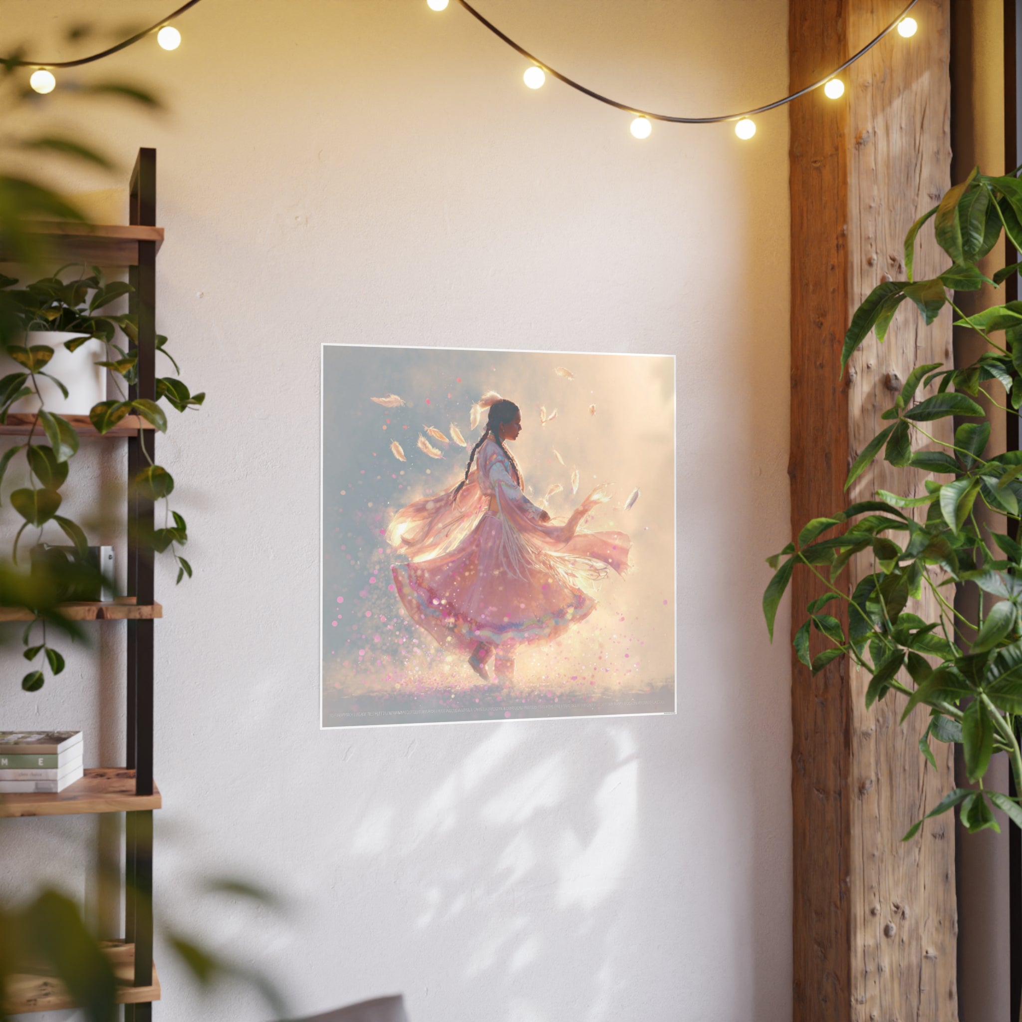 Ethereal Old Style Fancy Art Poster — Soft Pastel Photo Print