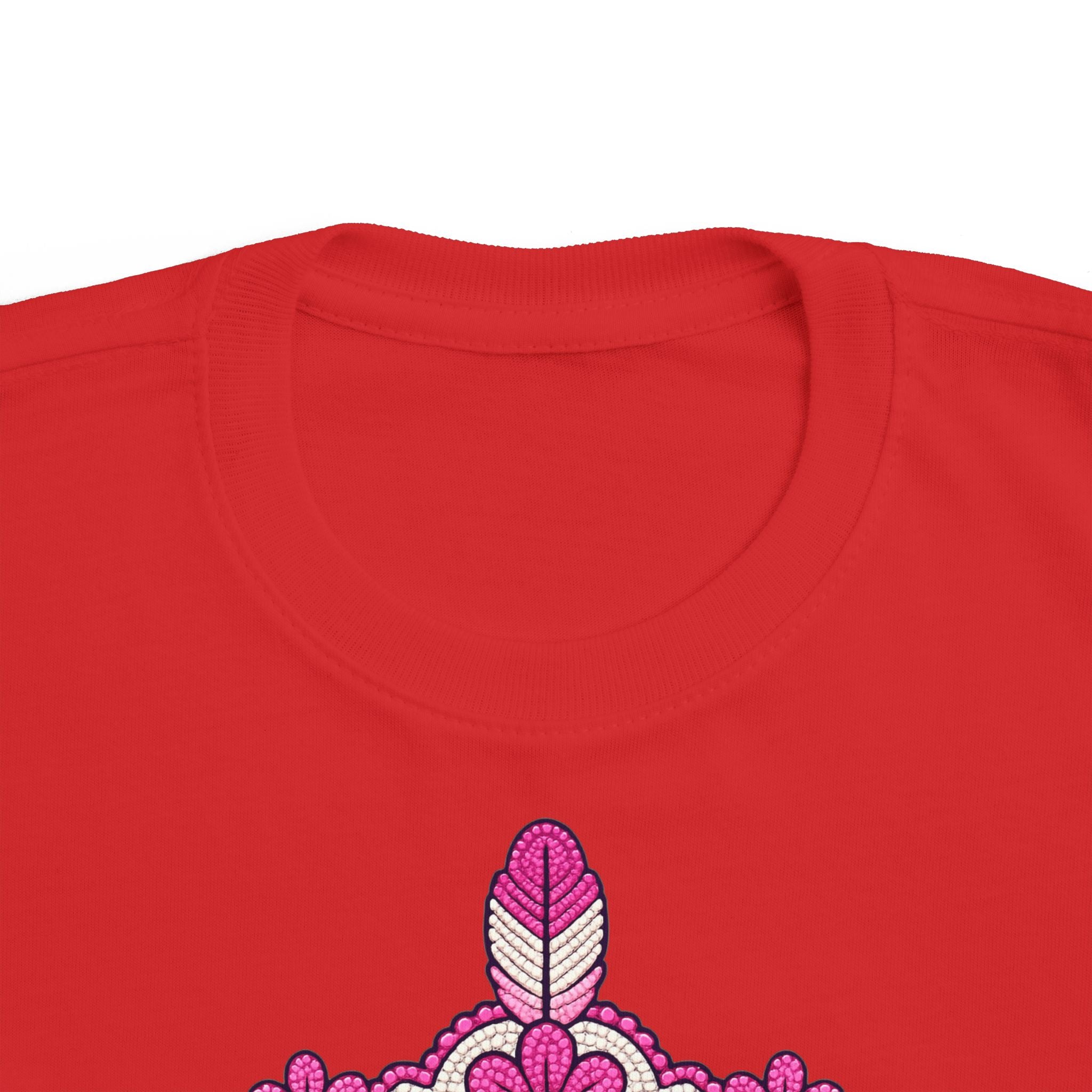 Toddler Princess Crown Tee — Pink 'Princess' Graphic Kids Shirt