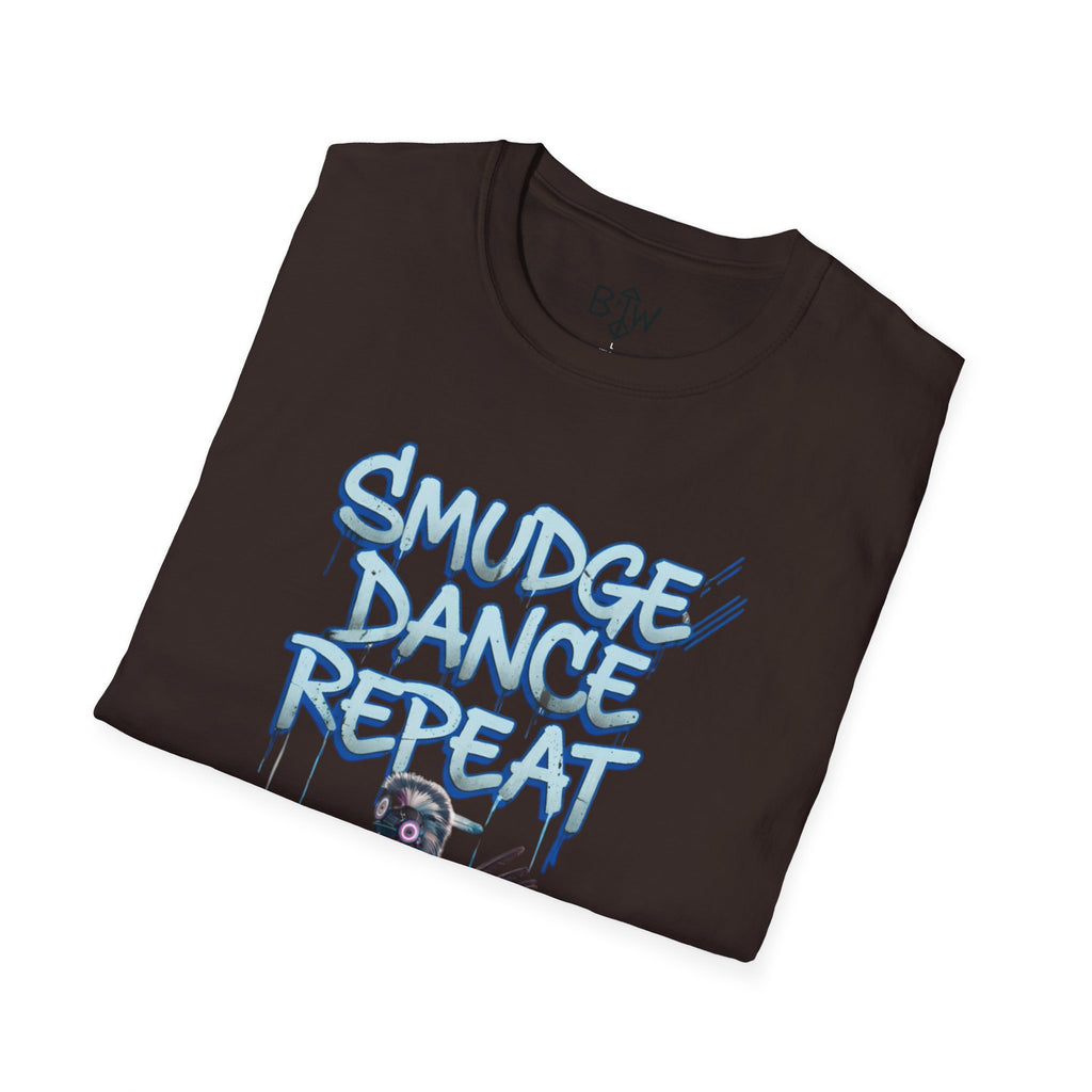 Smudge Dance Repeat T-Shirt — Tribal Dancer Graphic Tee