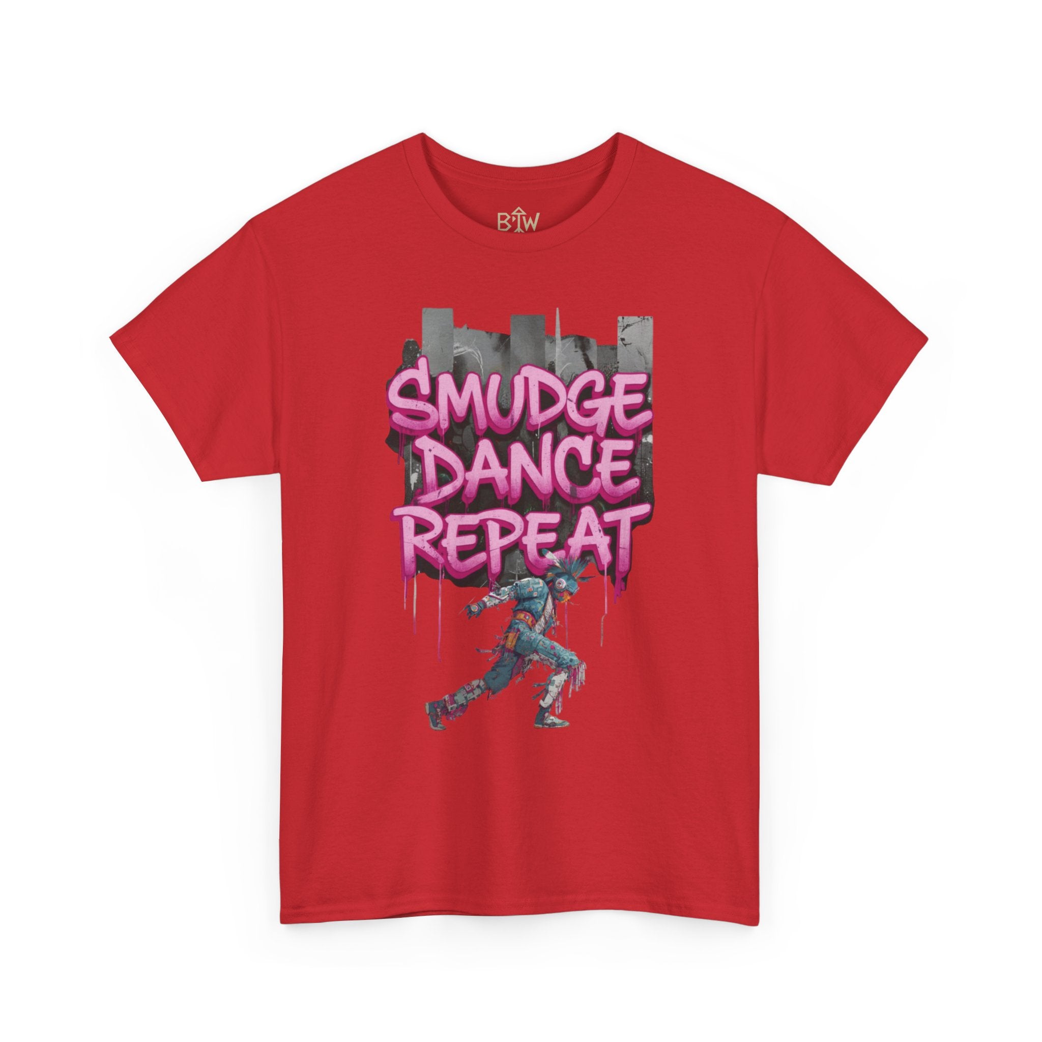 Smudge Dance Repeat T-Shirt — Street Art Graphic Tee