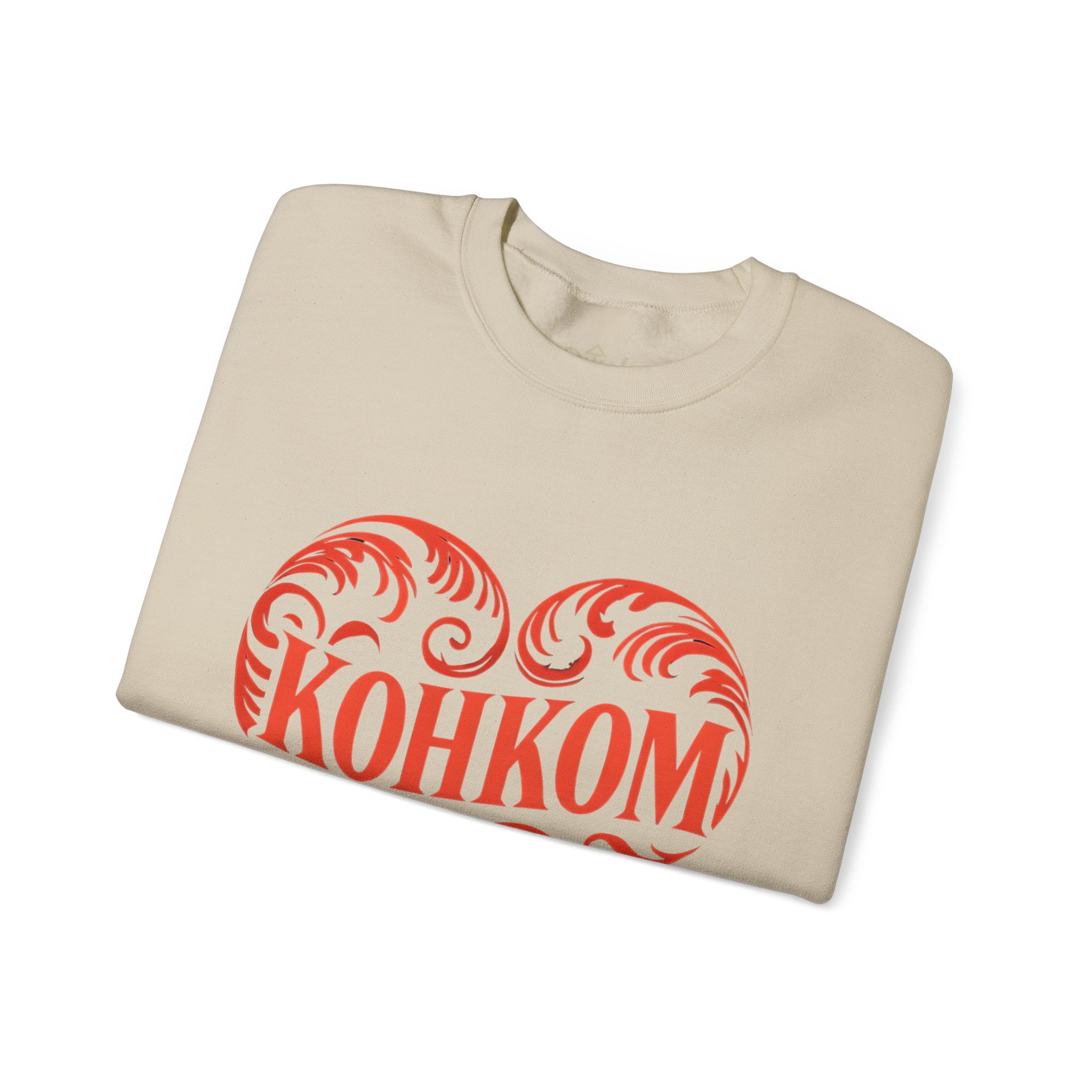 KOHKOM Heart Crewneck Sweatshirt — Floral Tribal Grandma Gift