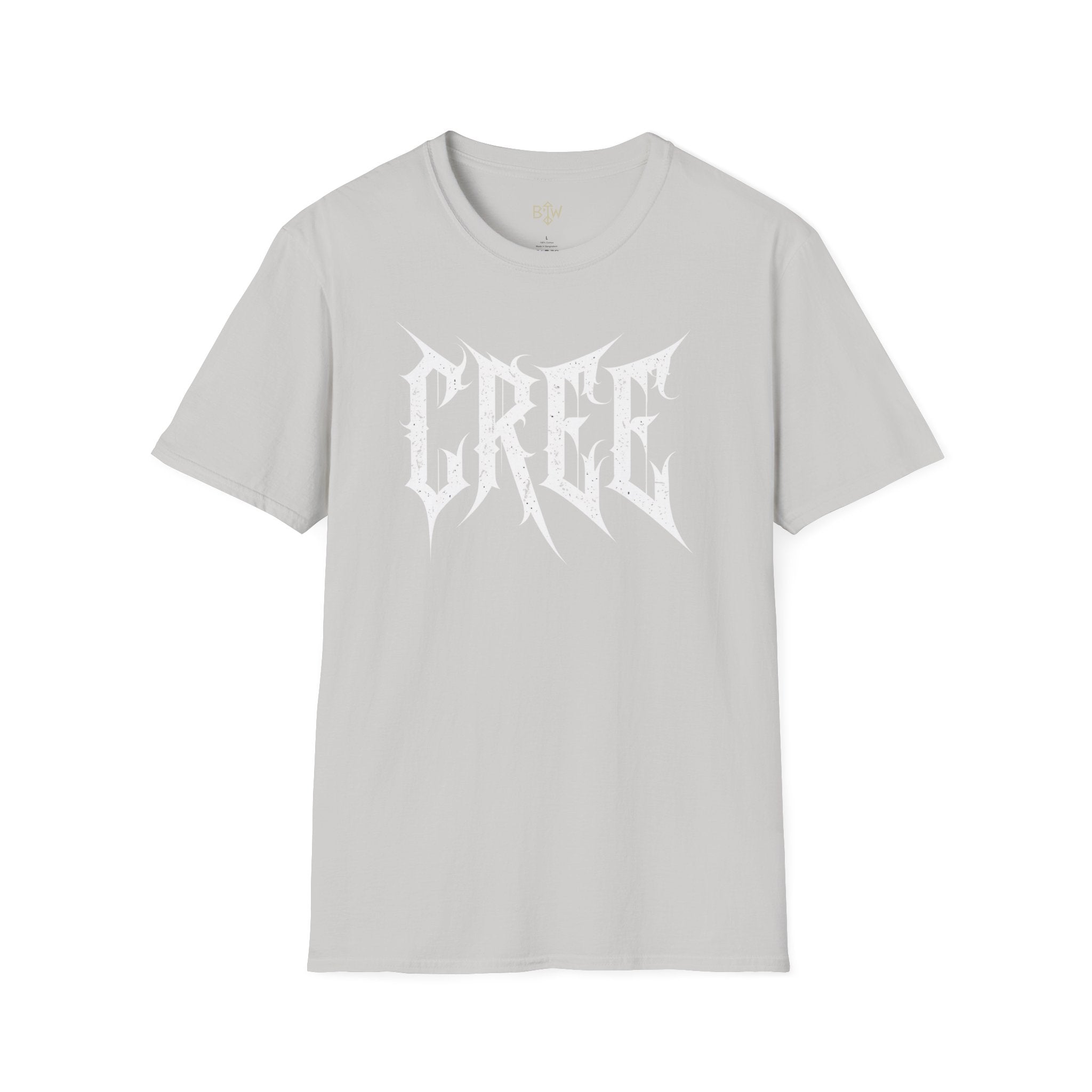 Cree Gothic Metal Logo T-Shirt