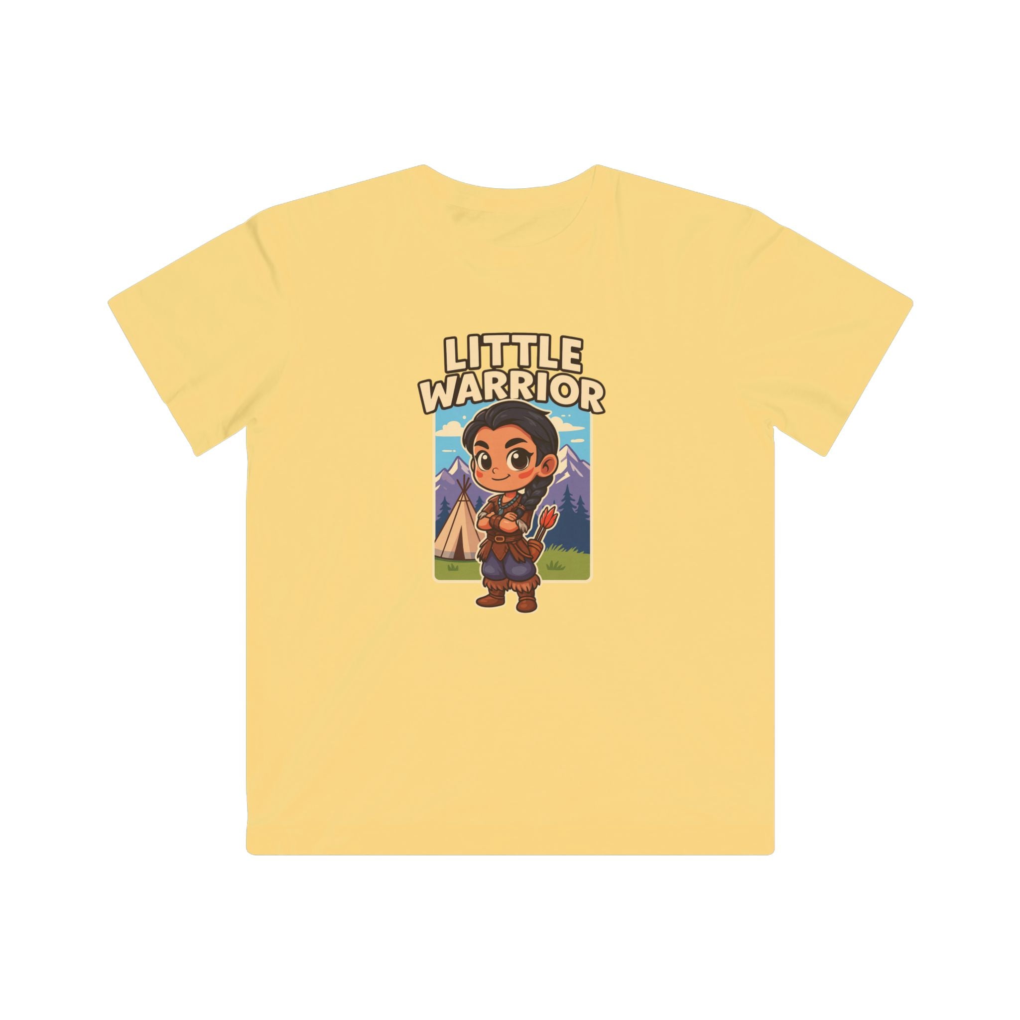 Little Warrior Kids T‑Shirt — Cute Adventure Graphic Tee for Boys & Girls