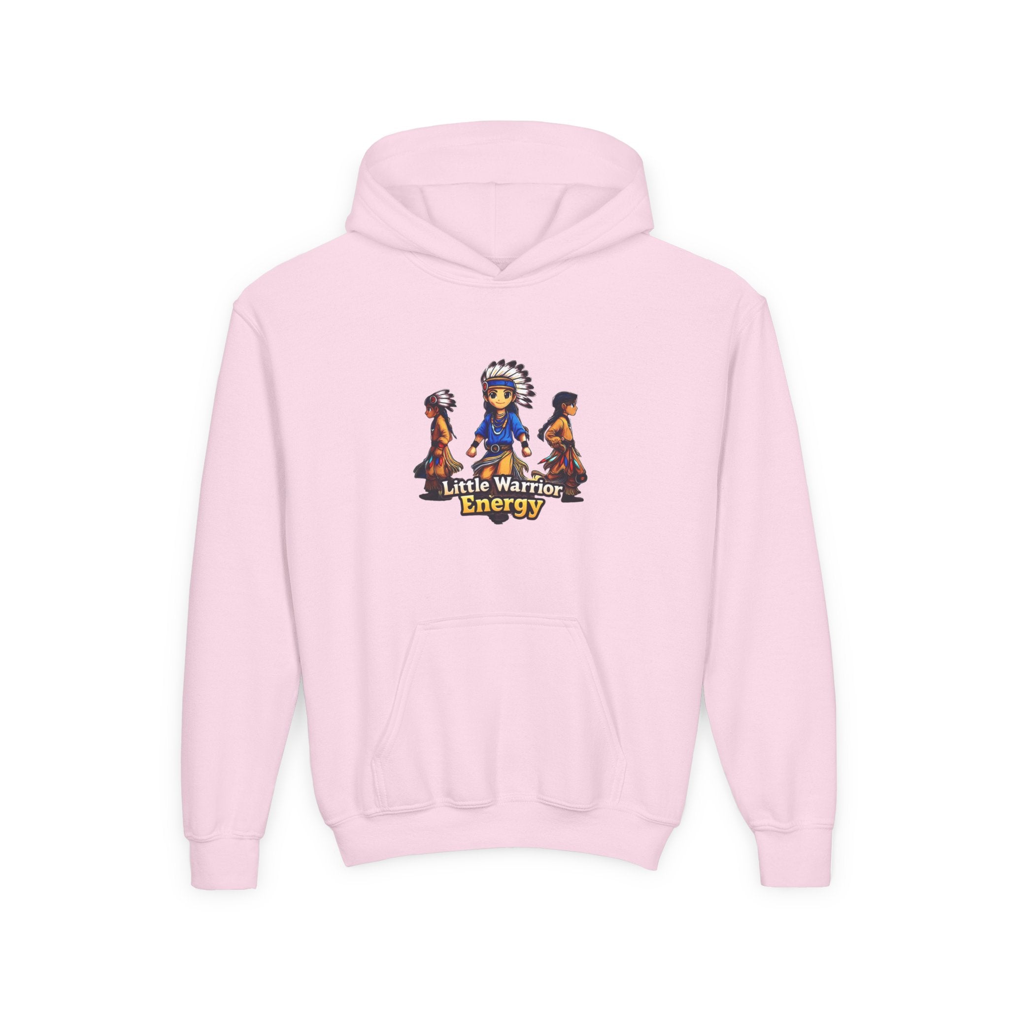 Youth Hoodie — Little Warriors Energy Graphic Pullover