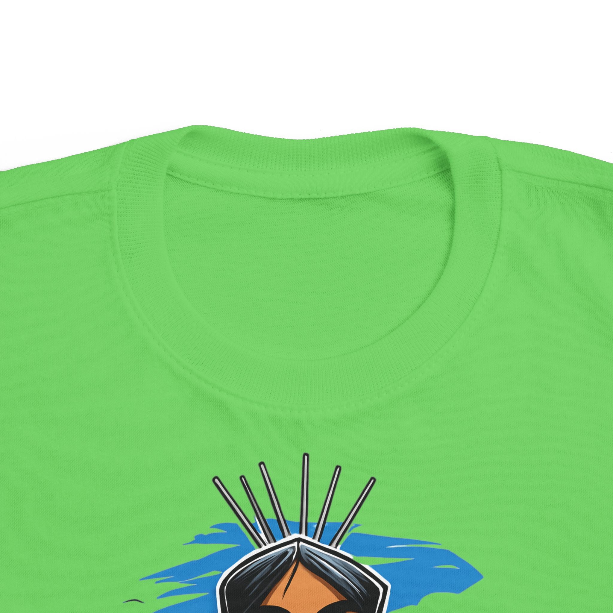 Little Warrior Vibes Toddler Tee — Cute Native-Inspired Character Shirt for Kids