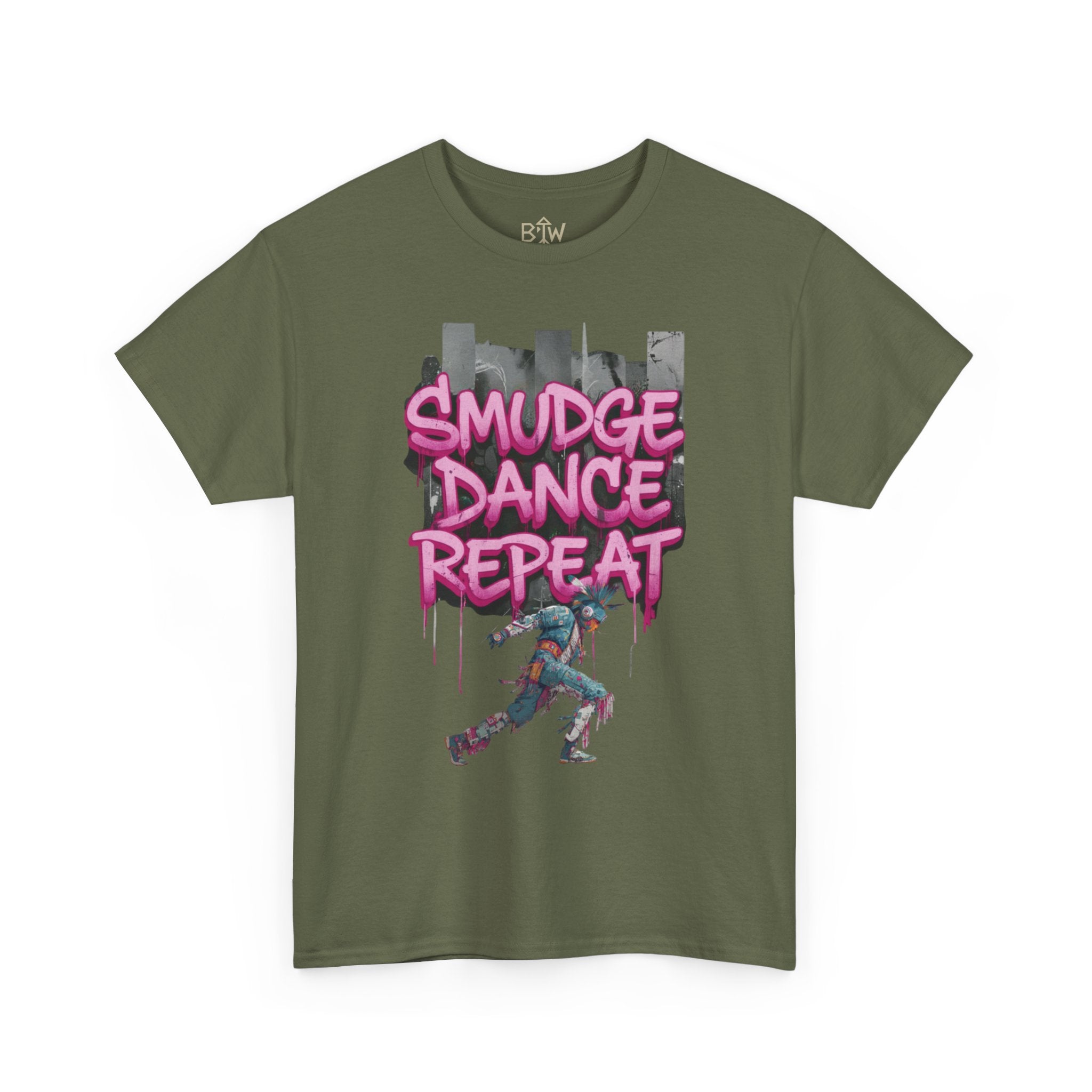 Smudge Dance Repeat T-Shirt — Street Art Graphic Tee