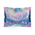 Blue Thunder Woman Northern Lights pillow