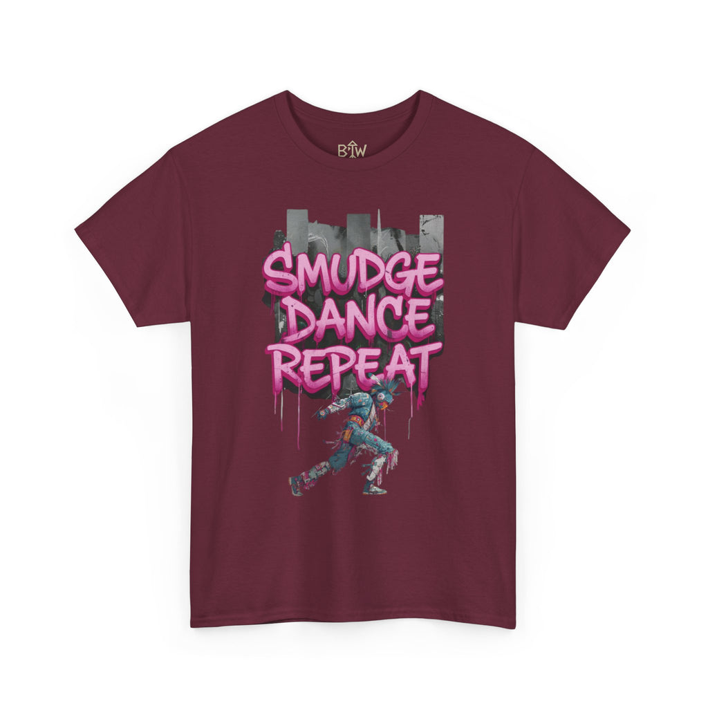Smudge Dance Repeat T-Shirt — Street Art Graphic Tee