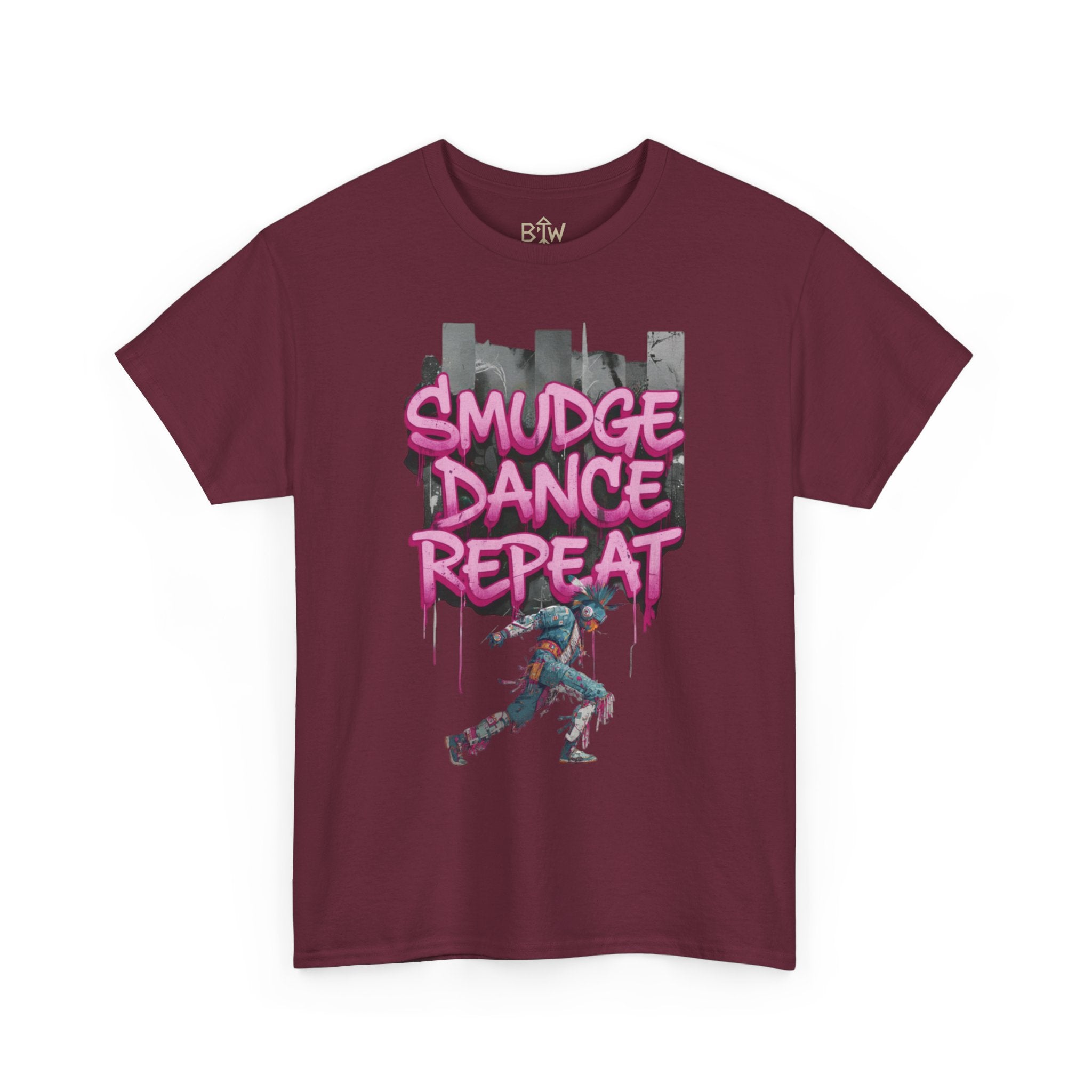 Smudge Dance Repeat T-Shirt — Street Art Graphic Tee