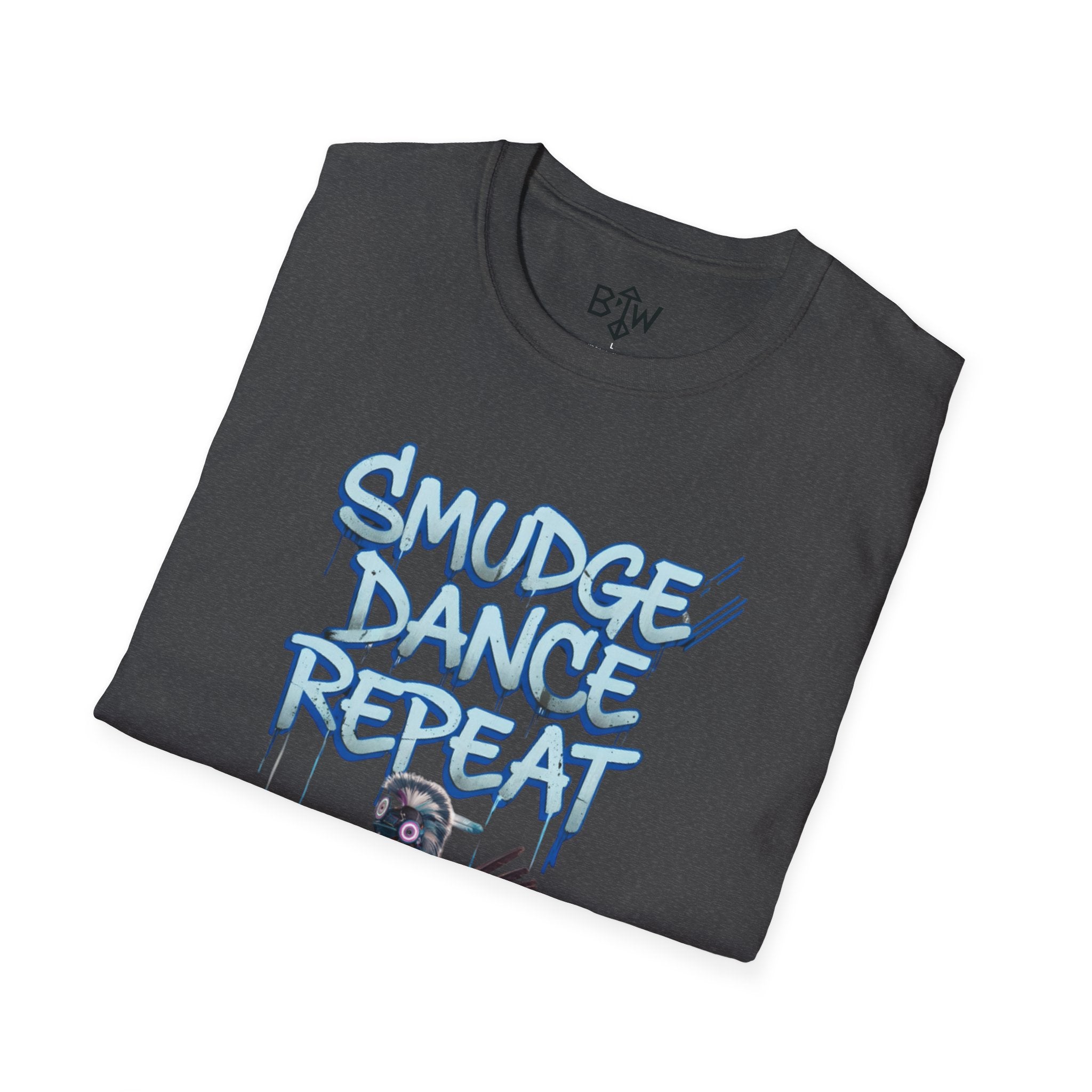 Smudge Dance Repeat T-Shirt — Tribal Dancer Graphic Tee