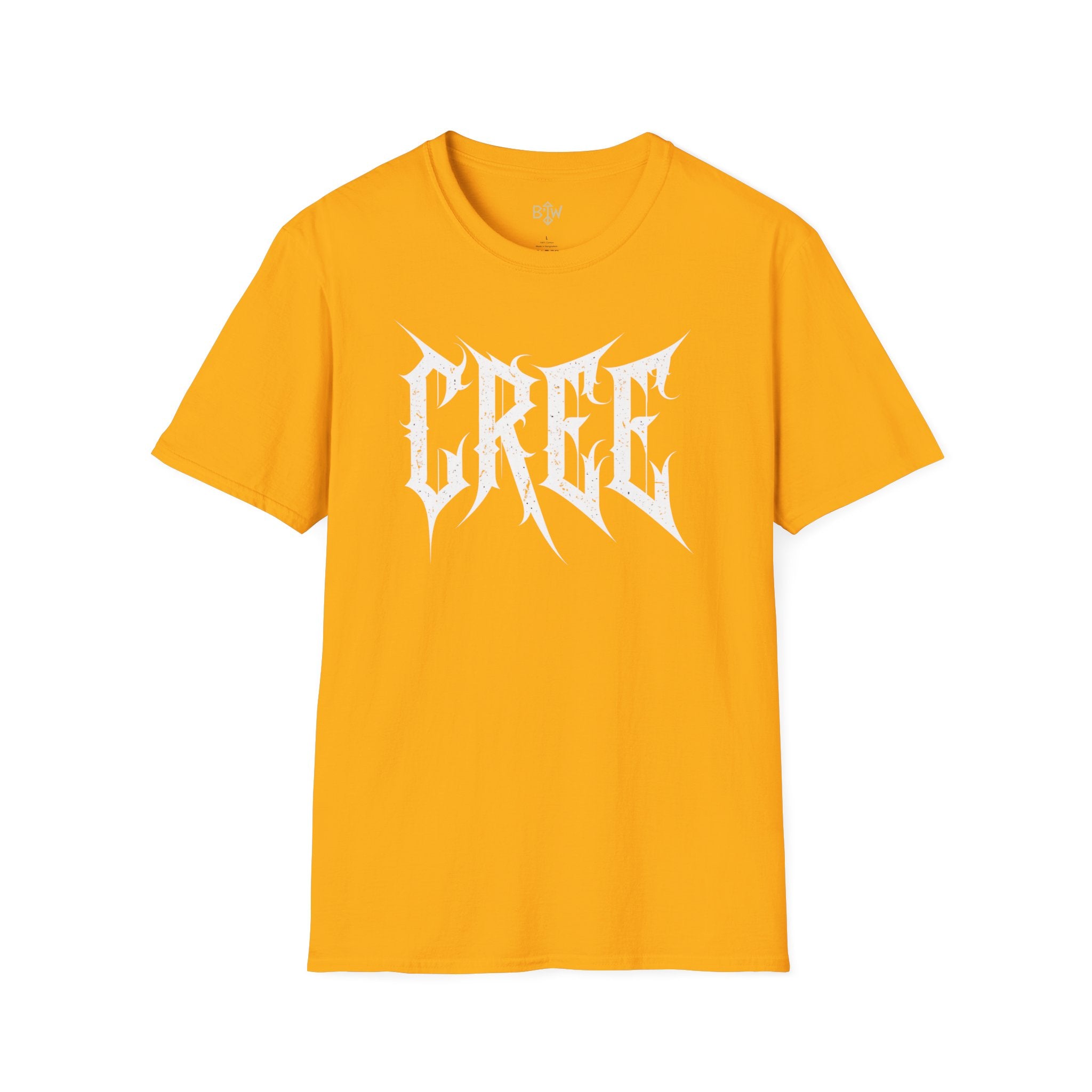 Cree Gothic Metal Logo T-Shirt