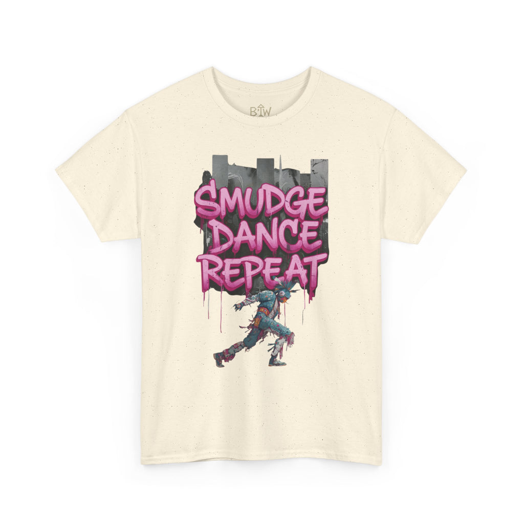 Smudge Dance Repeat T-Shirt — Street Art Graphic Tee